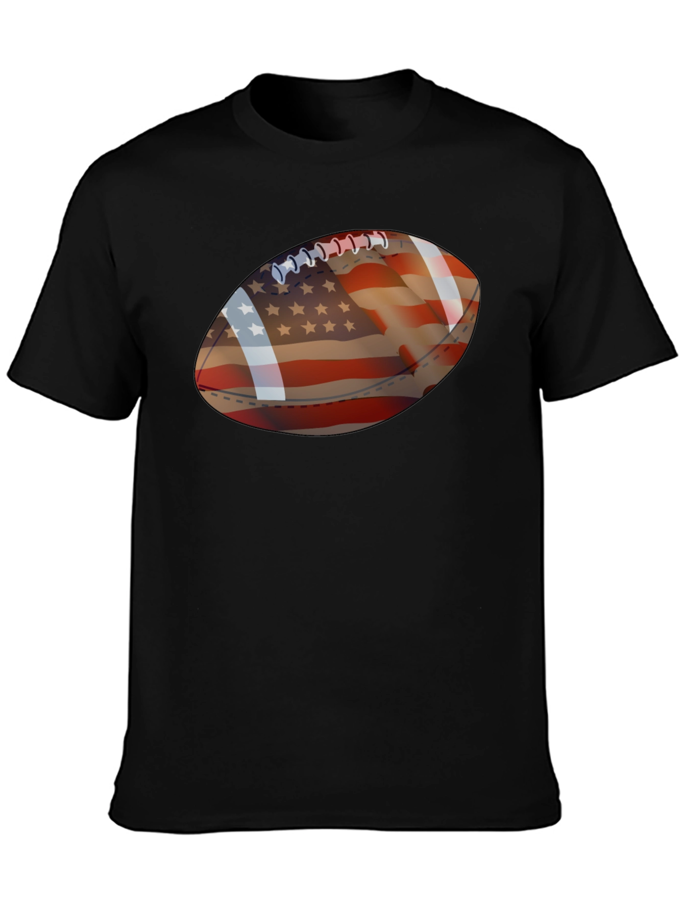 American Football Flag Graphic Tee
