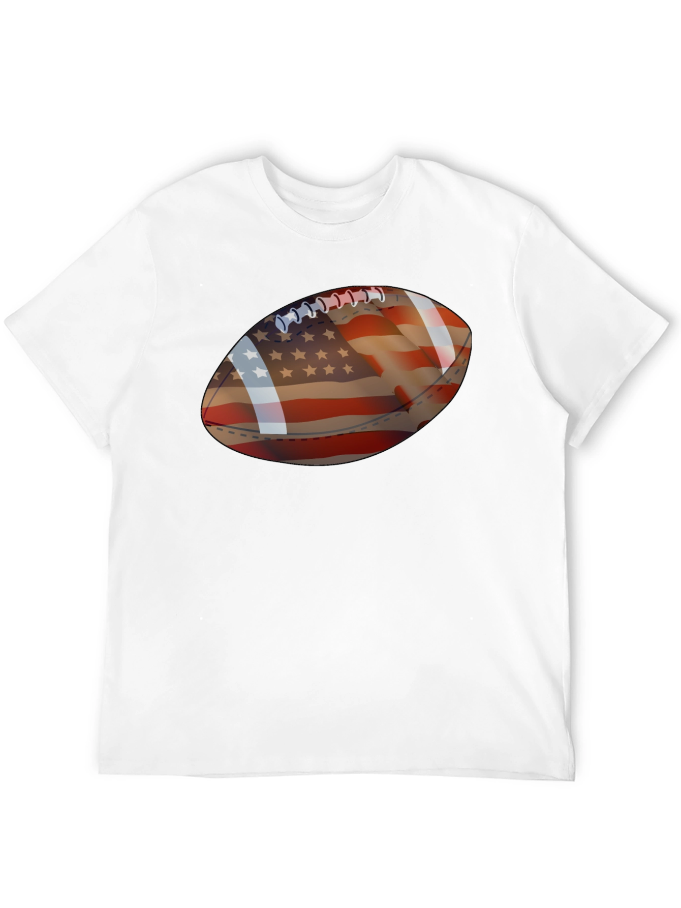 American Football Flag Graphic Tee