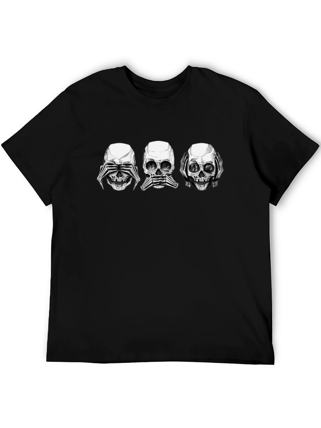 See No Evil Black Graphic Tee