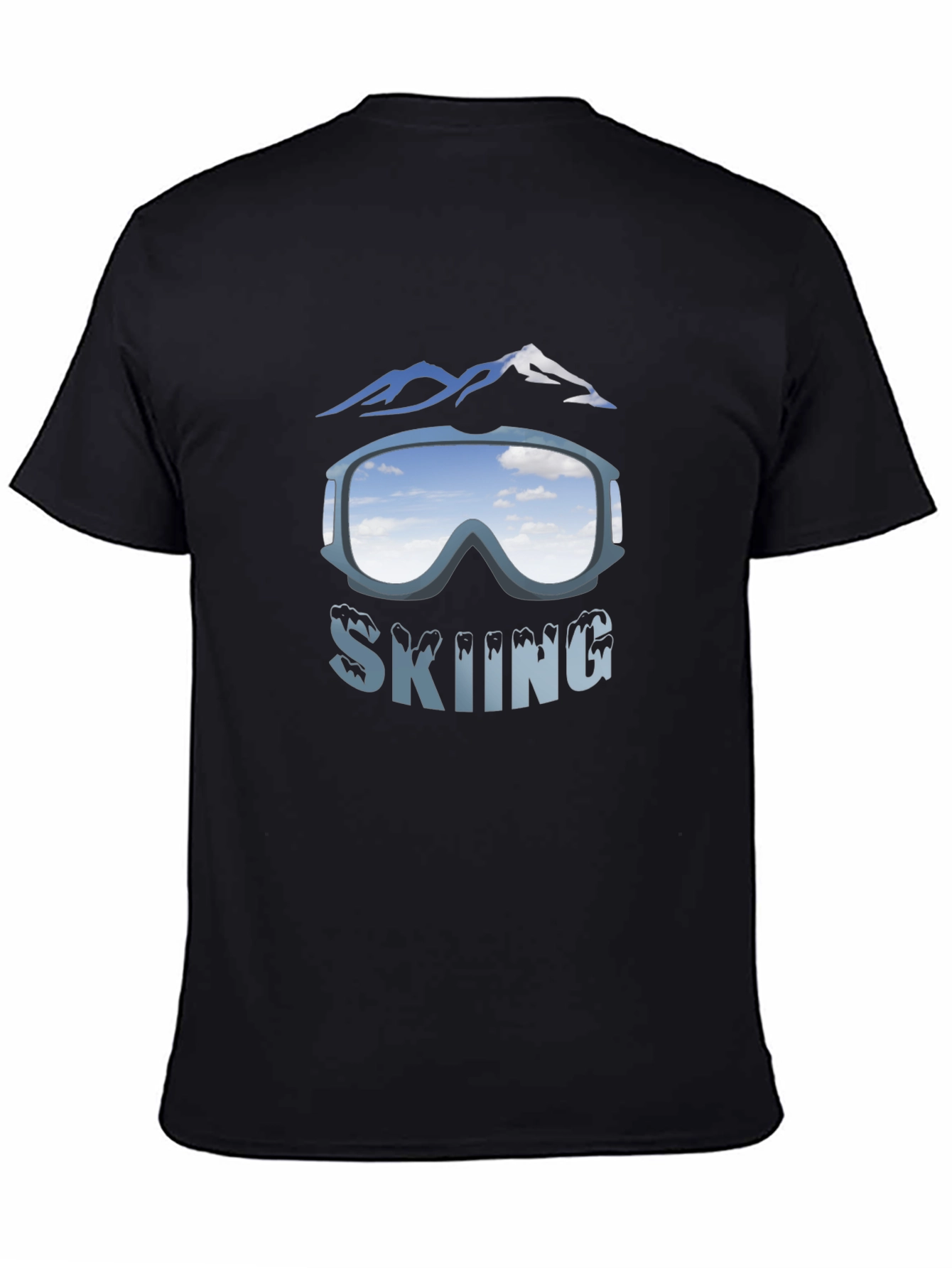Skiing Goggles & Mountain Graphic Tee