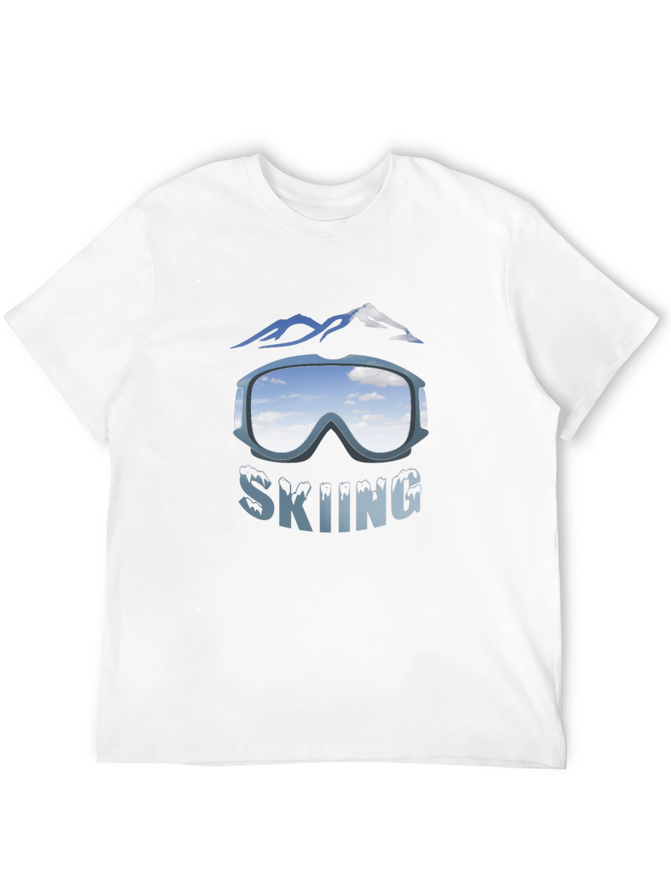 Skiing Goggles & Mountain Graphic Tee