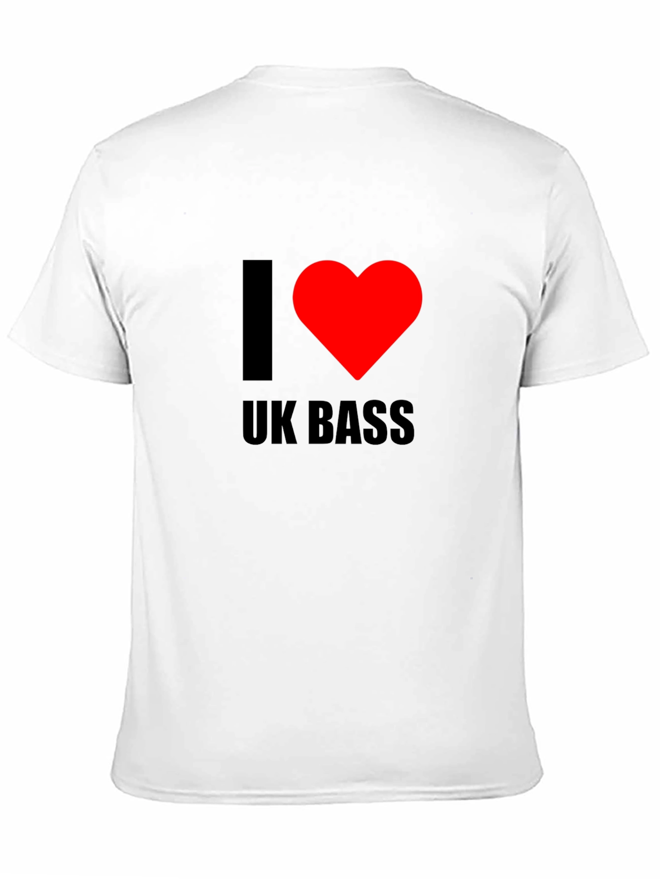 I Heart UK Bass Black T-Shirt