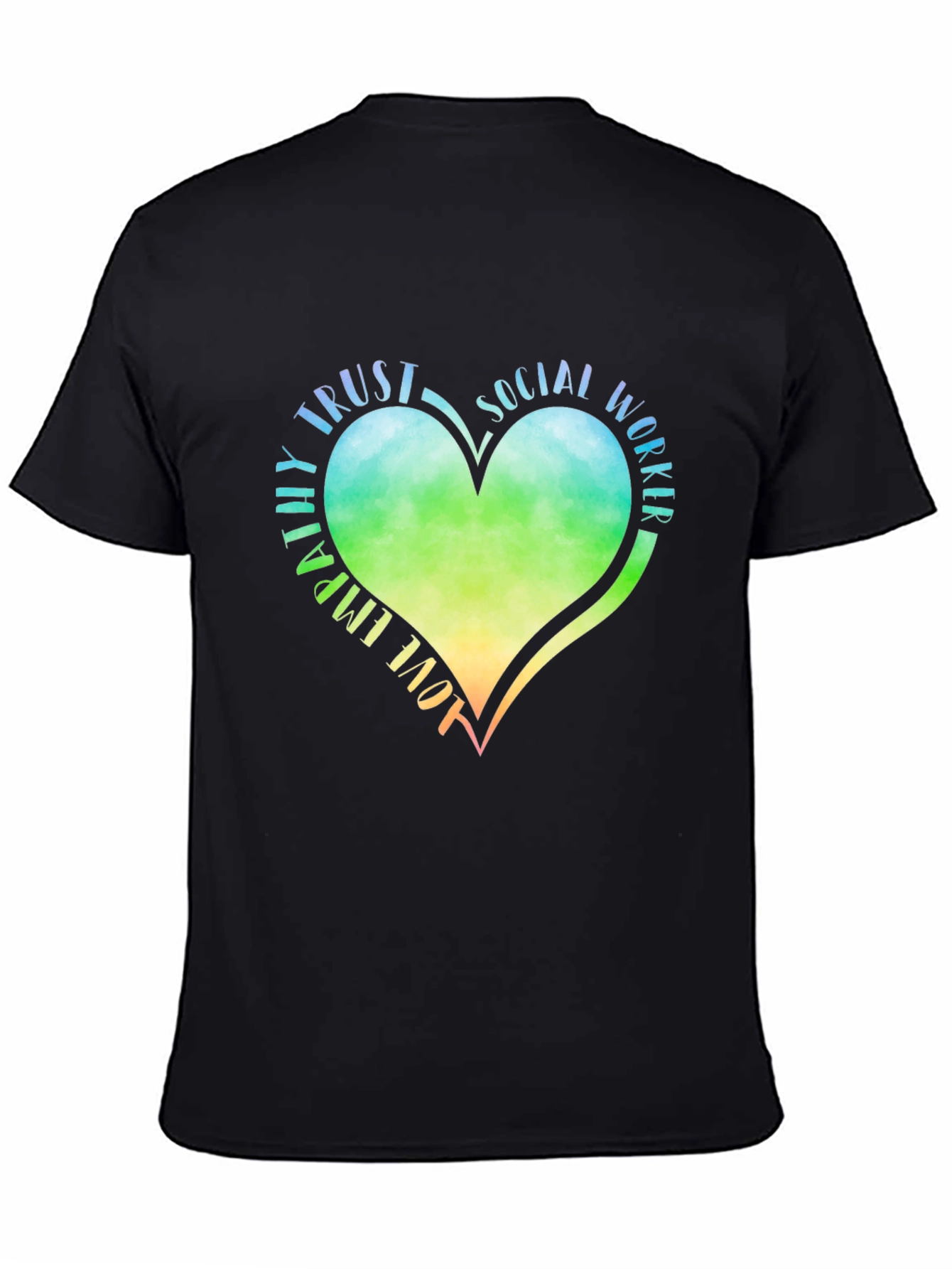 Social Worker Heart Graphic Tee