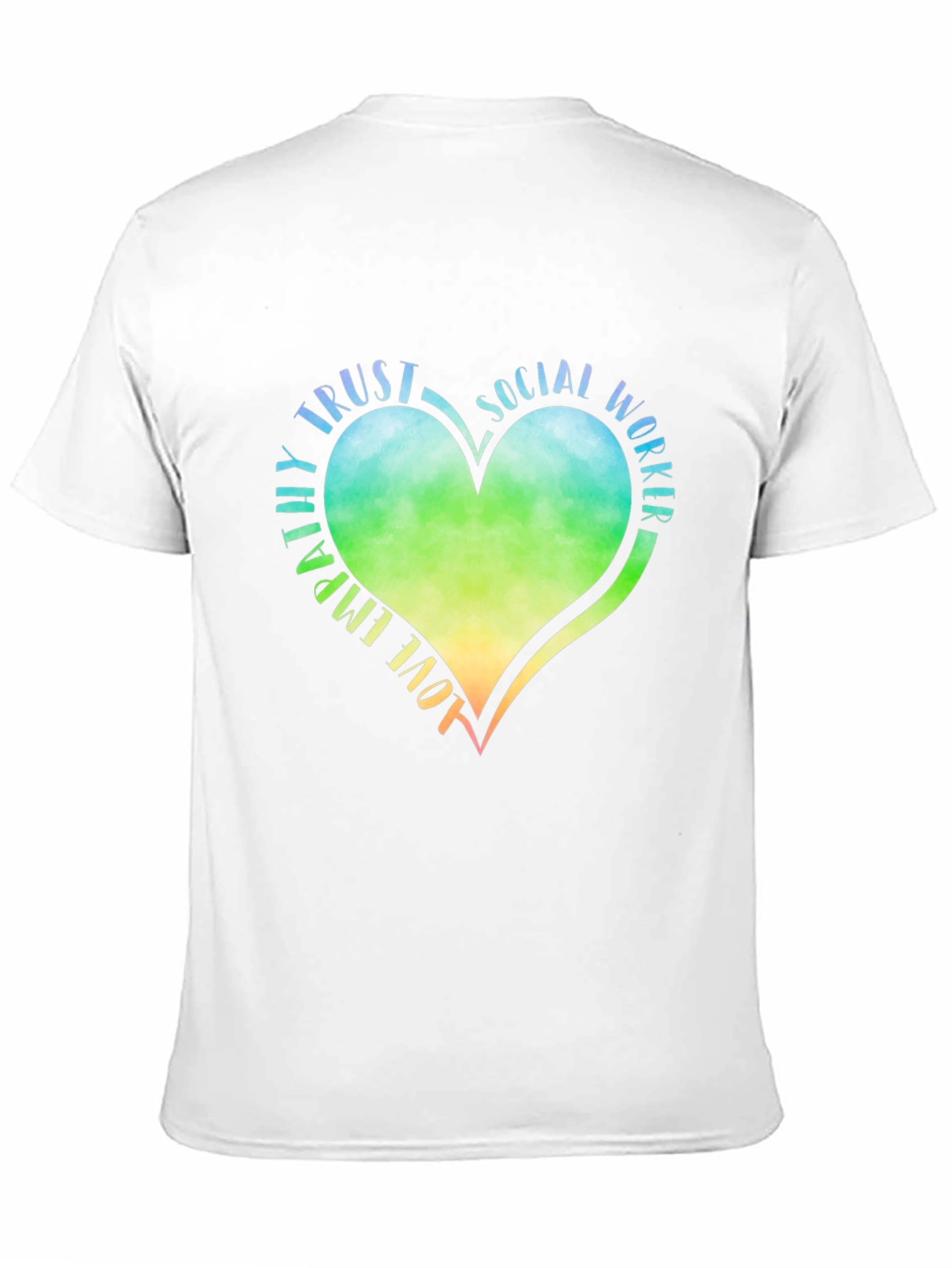 Social Worker Heart Graphic Tee
