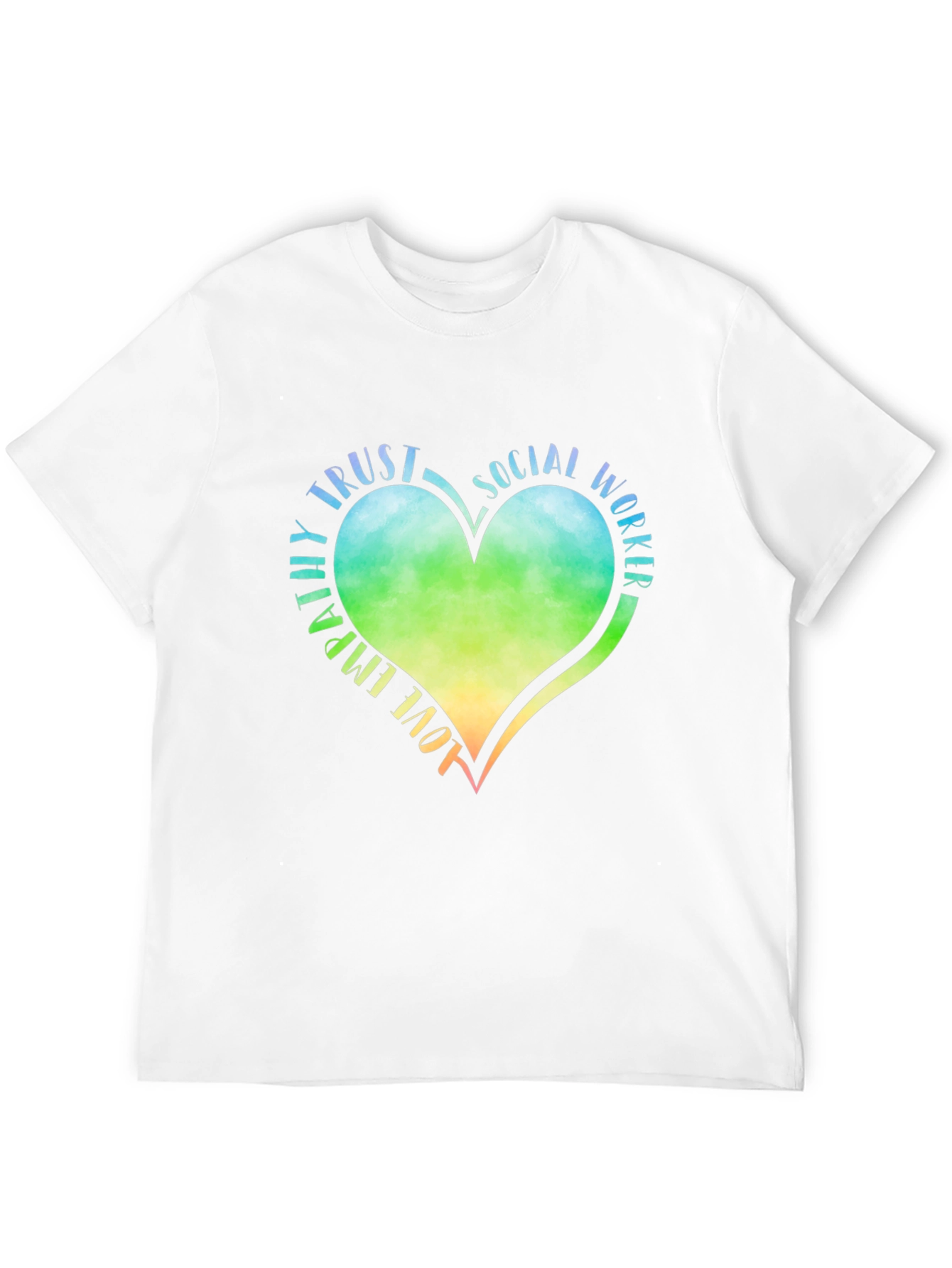 Social Worker Heart Graphic Tee
