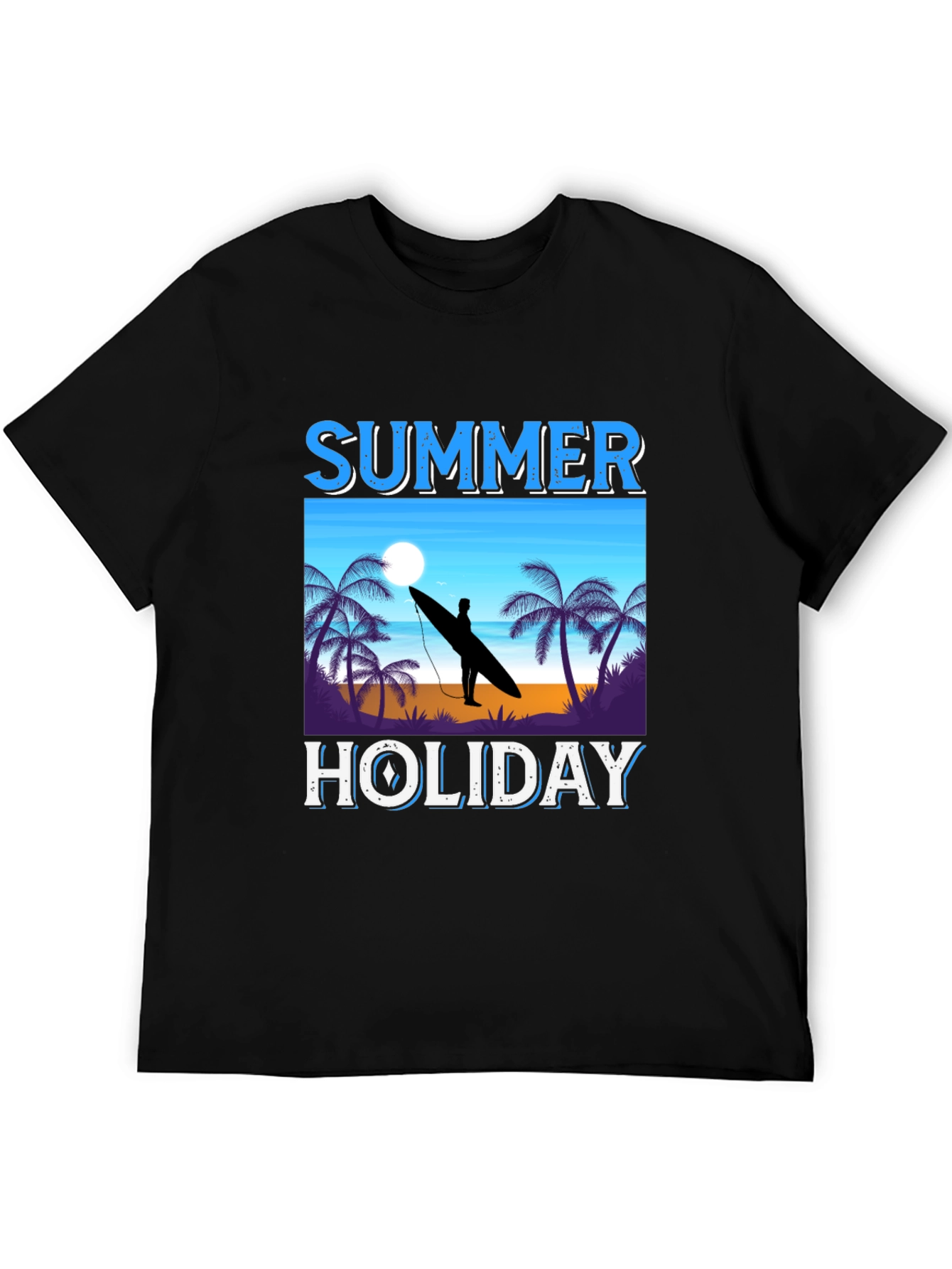 Summer Holiday Graphic T-Shirt - Beach Vibe