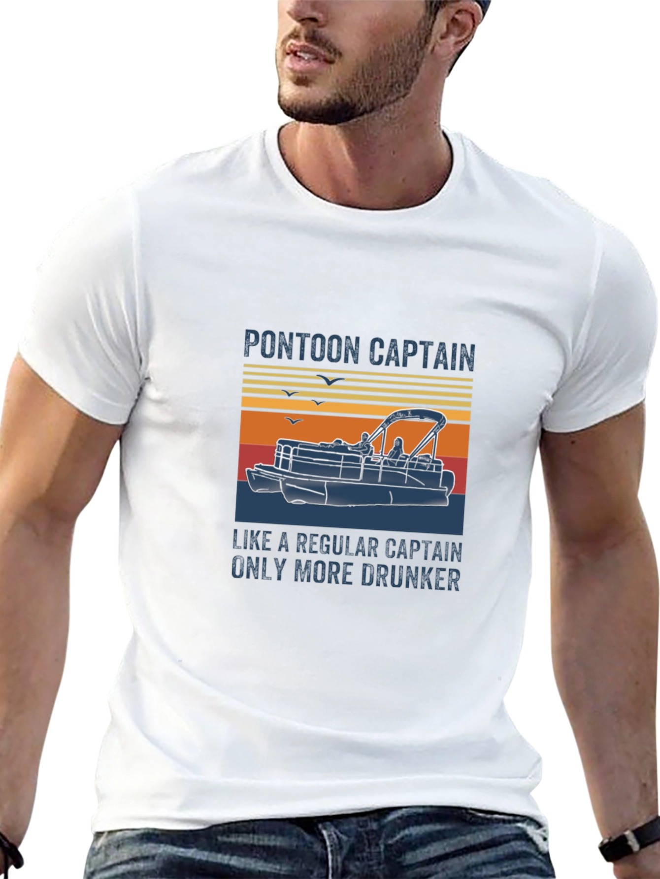 Pontoon Captain T-Shirt - More Drunker