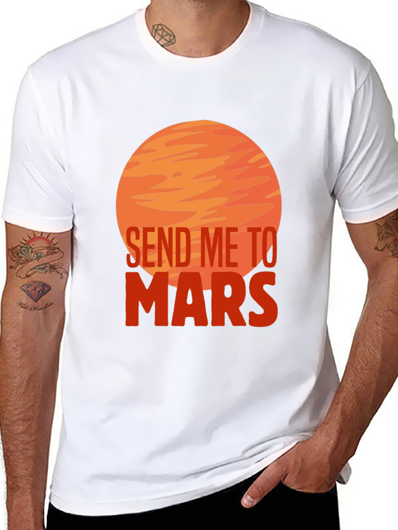 Send Me To Mars Graphic T-Shirt