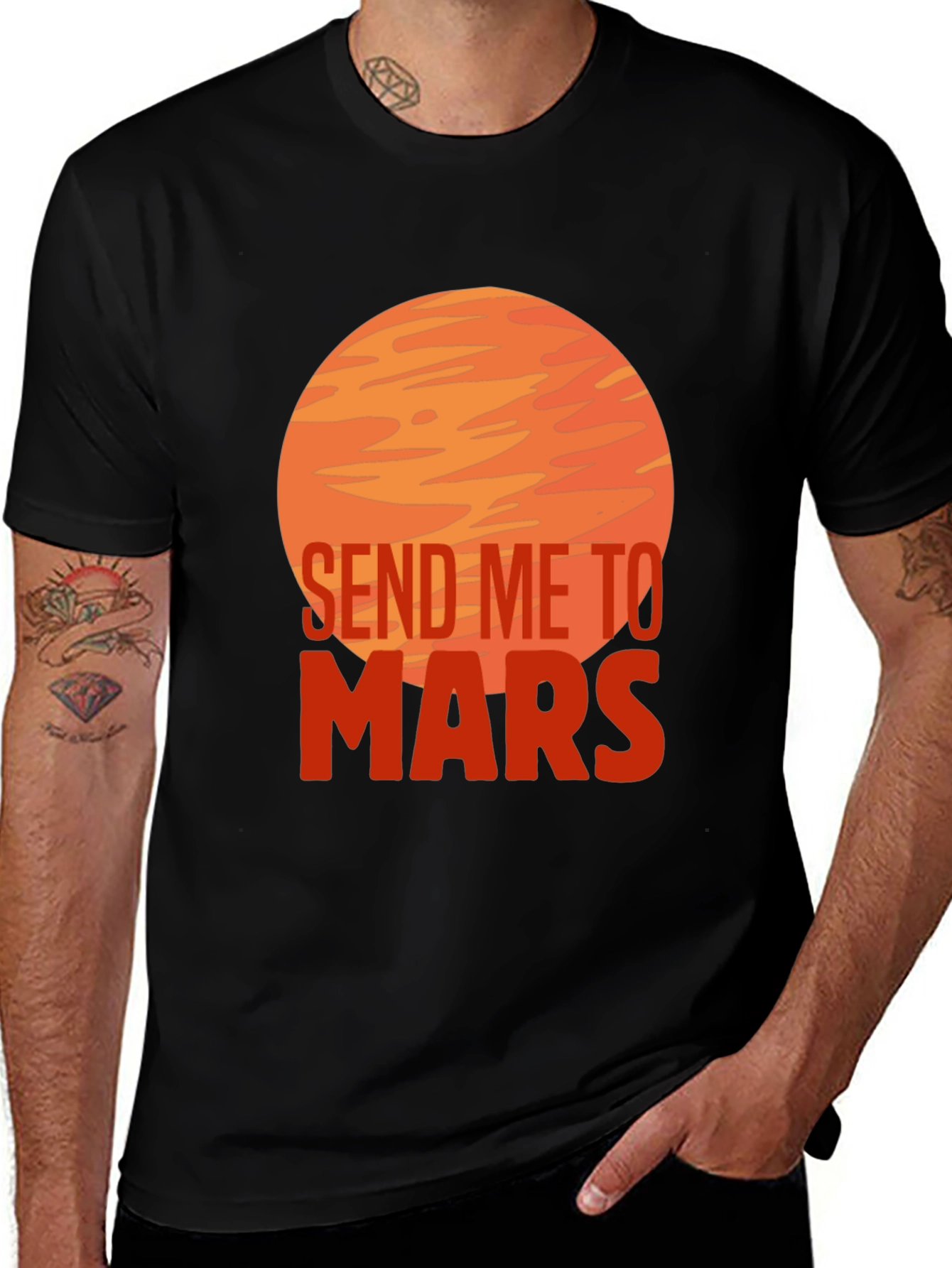 Send Me To Mars Graphic T-Shirt