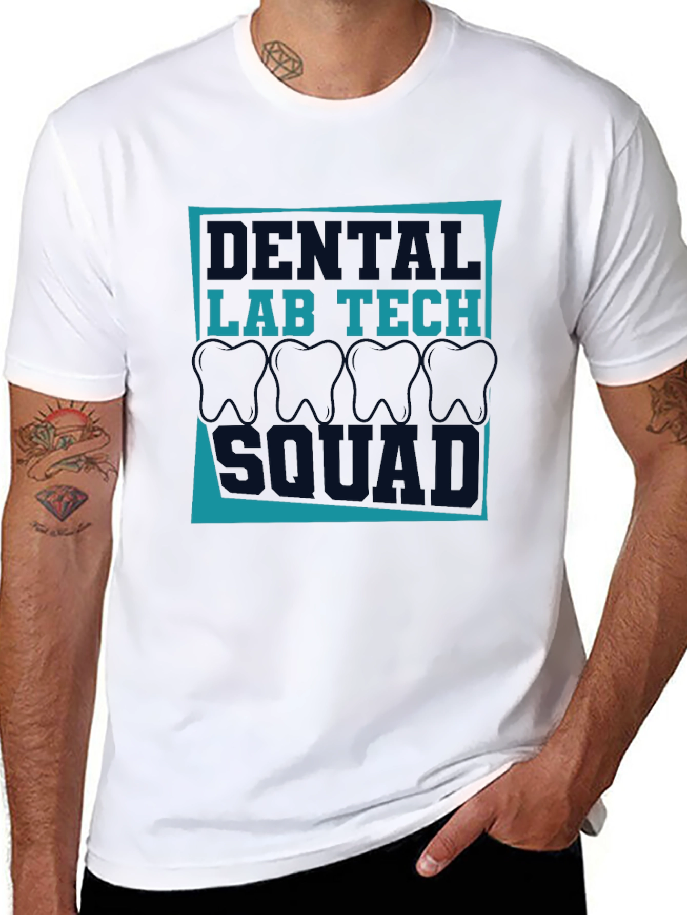 Dental Lab Tech Squad Graphic T-Shirt
