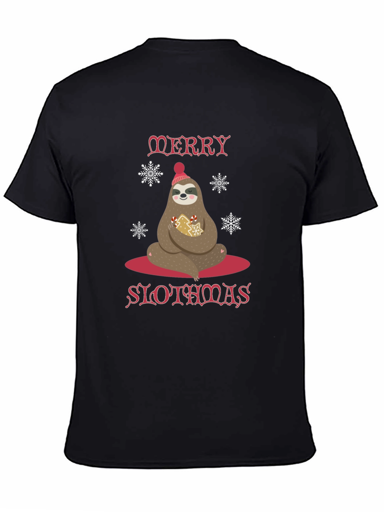 Merry Slothmas T-Shirt Holiday Sloth Tee