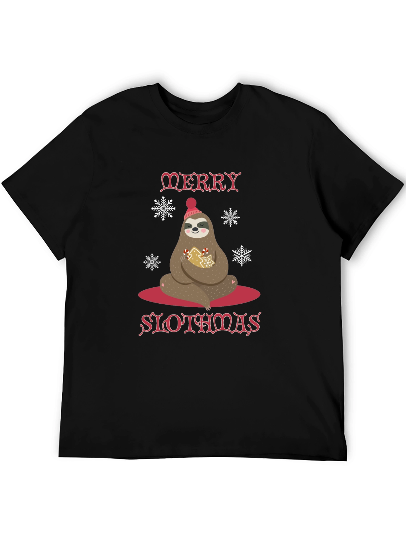 Merry Slothmas T-Shirt Holiday Sloth Tee
