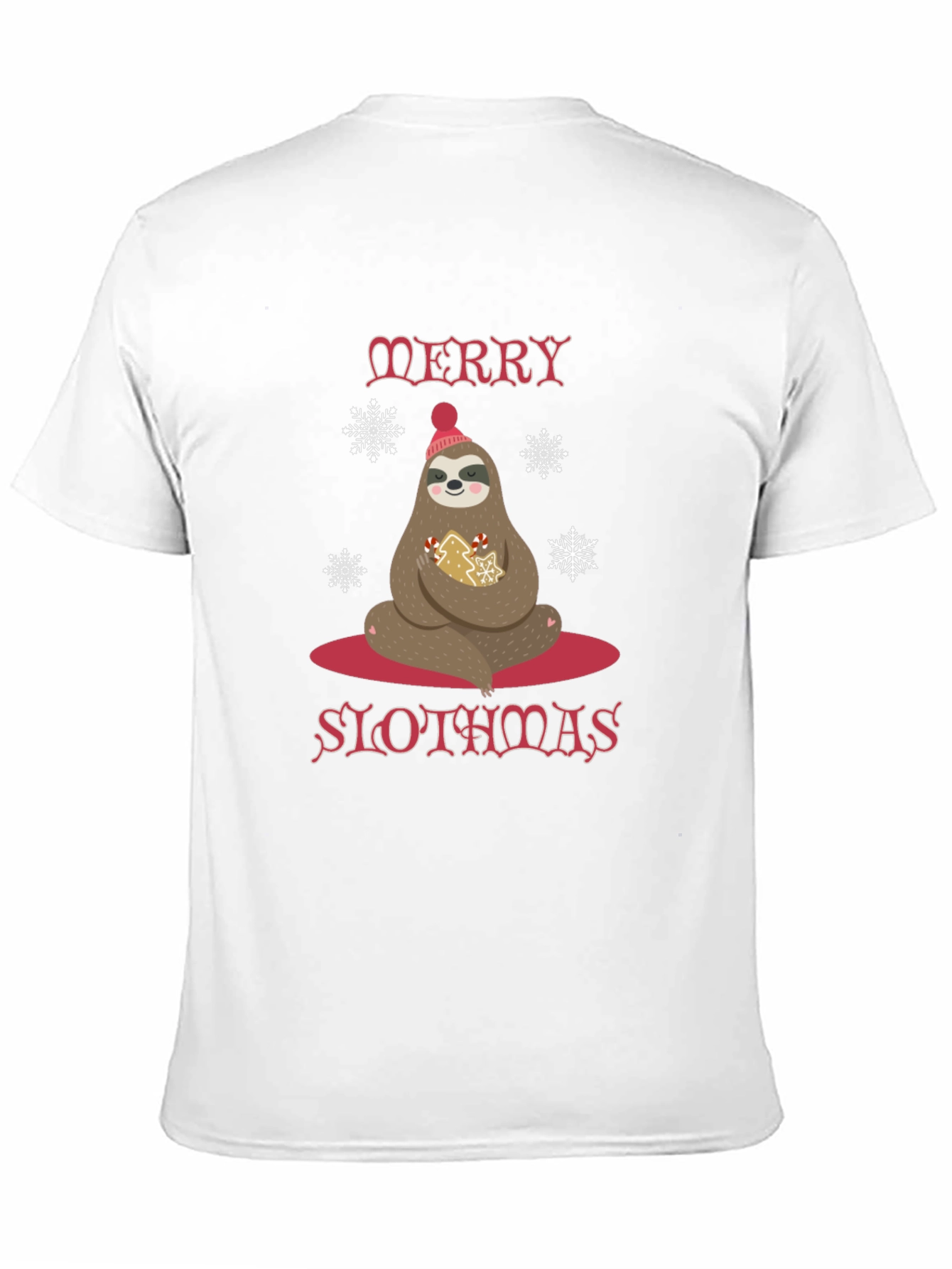 Merry Slothmas T-Shirt Holiday Sloth Tee