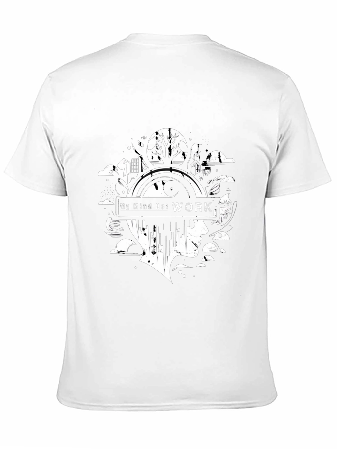 My Mind Not Work Graphic Tee