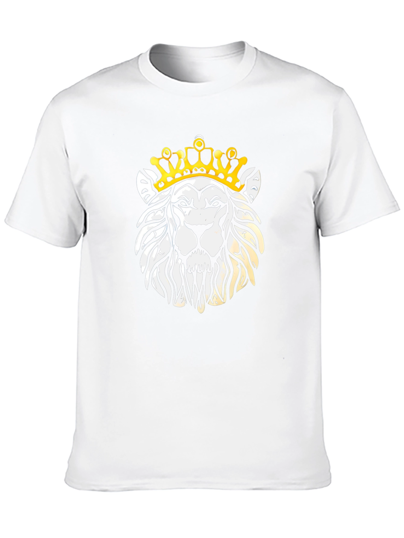 King Lion Graphic Tee - Black Cotton T-Shirt