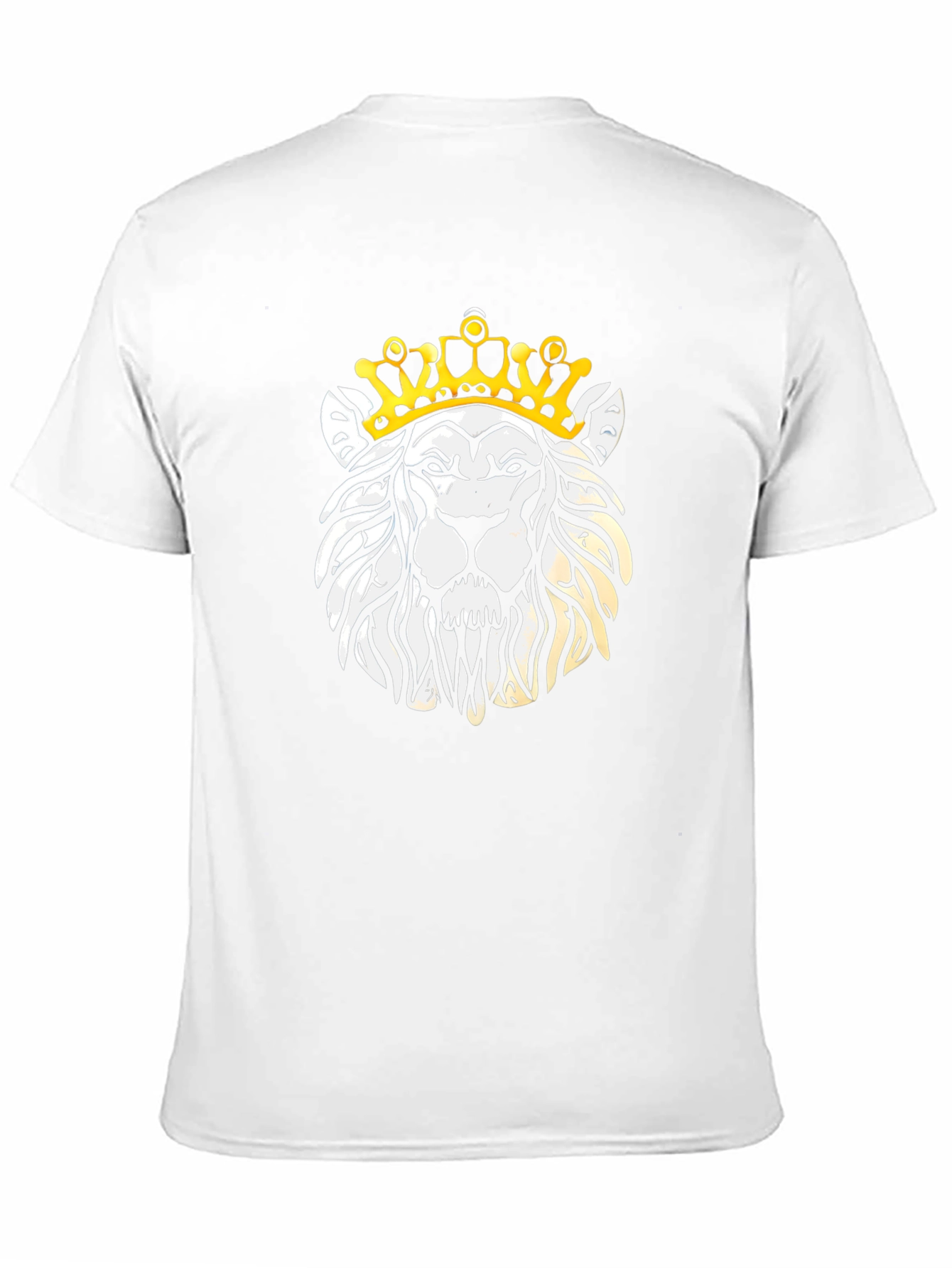 King Lion Graphic Tee - Black Cotton T-Shirt
