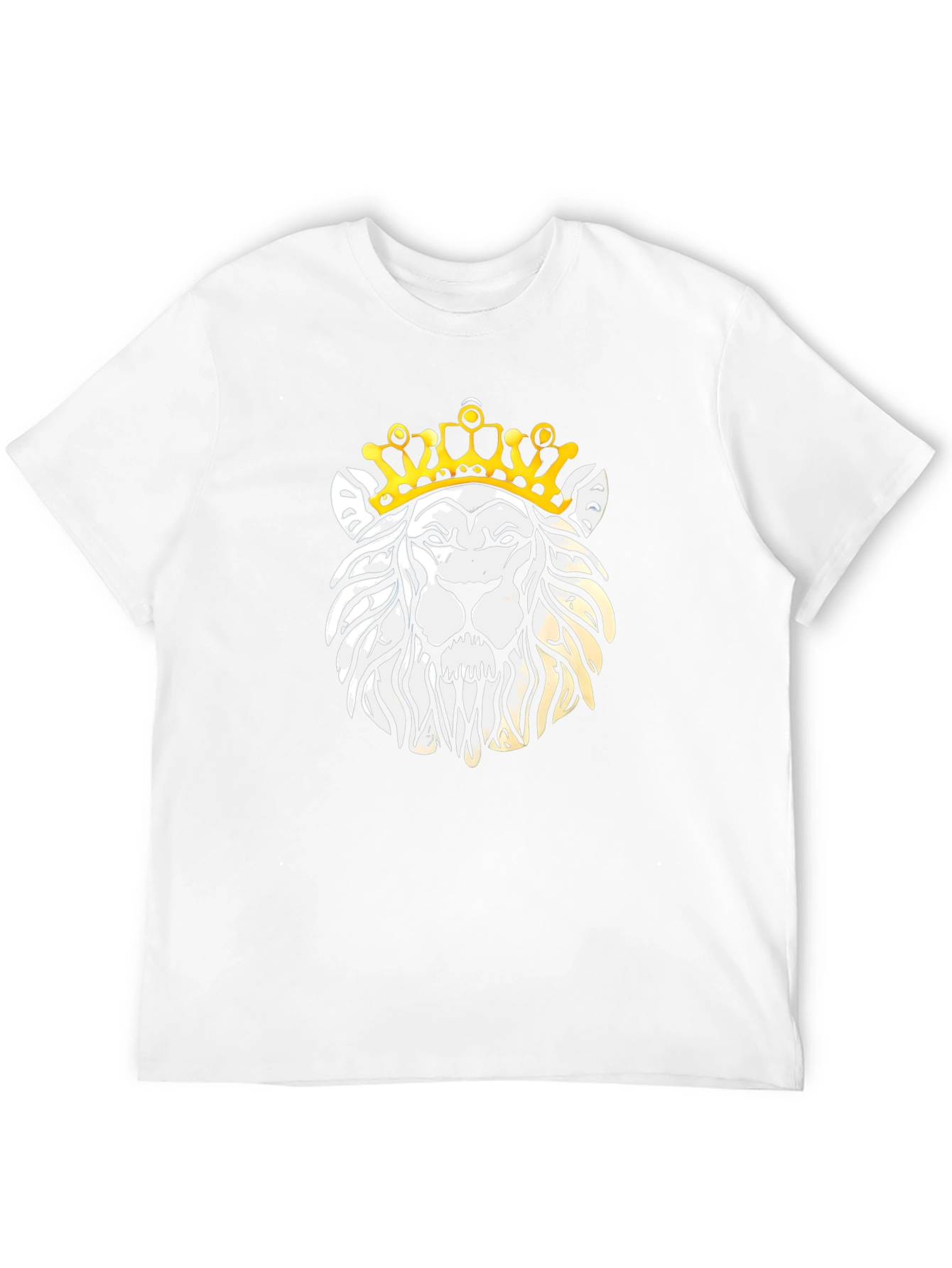 King Lion Graphic Tee - Black Cotton T-Shirt