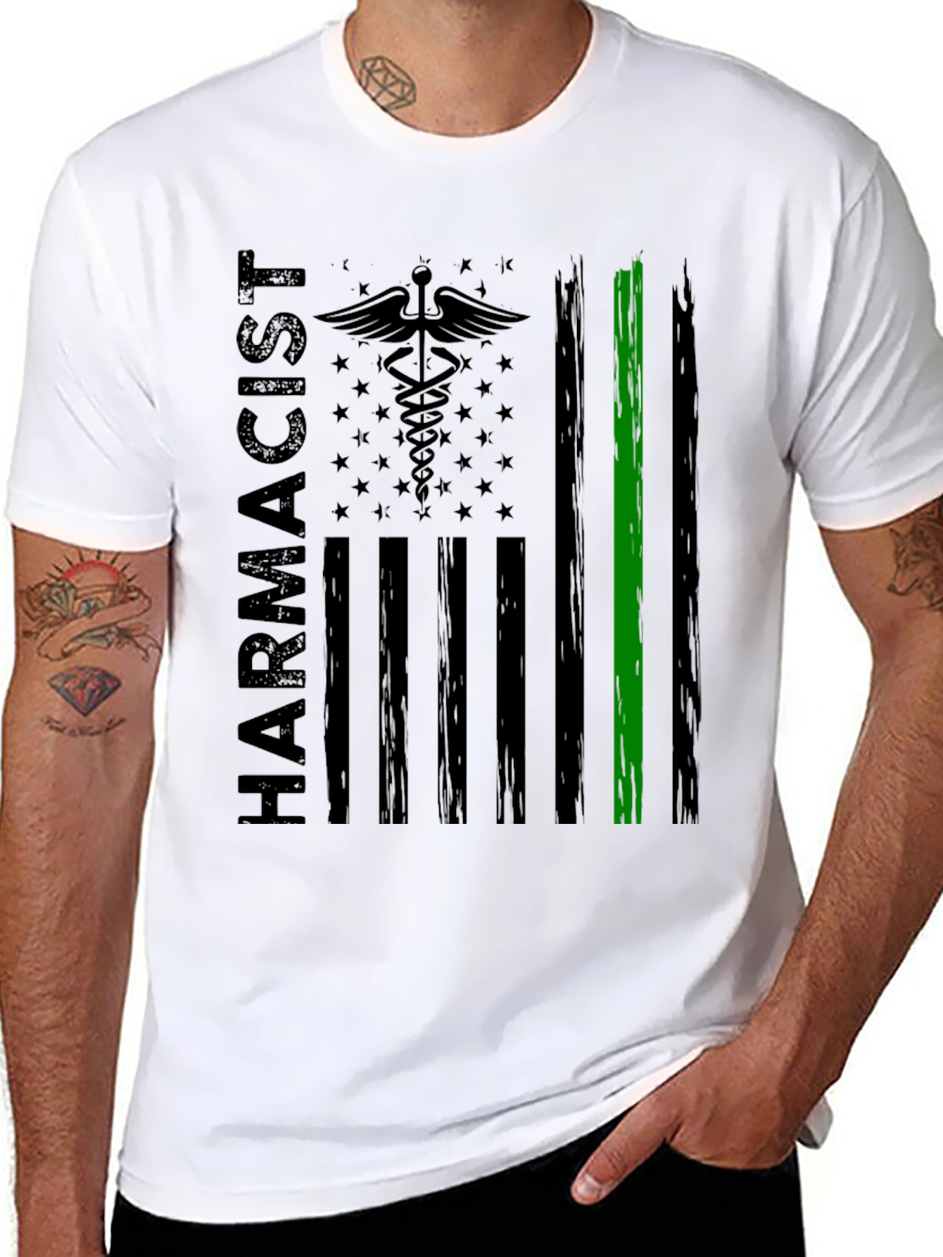Pharmacist American Flag T-Shirt