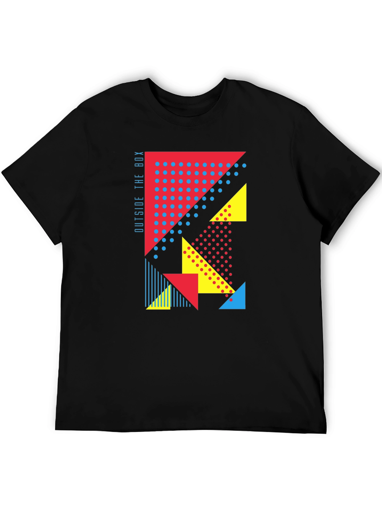 Geometric Graphic Print Tee - Outside the Box
