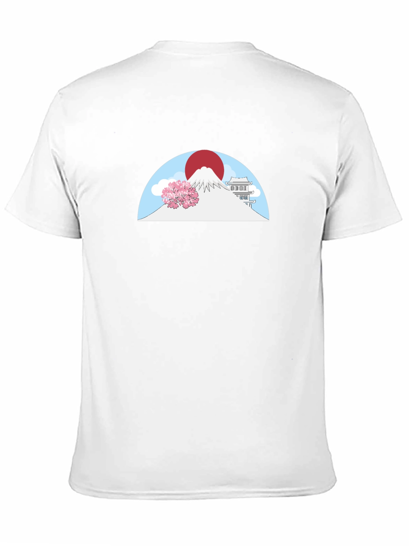 Japanese Mt Fuji T-Shirt - Black