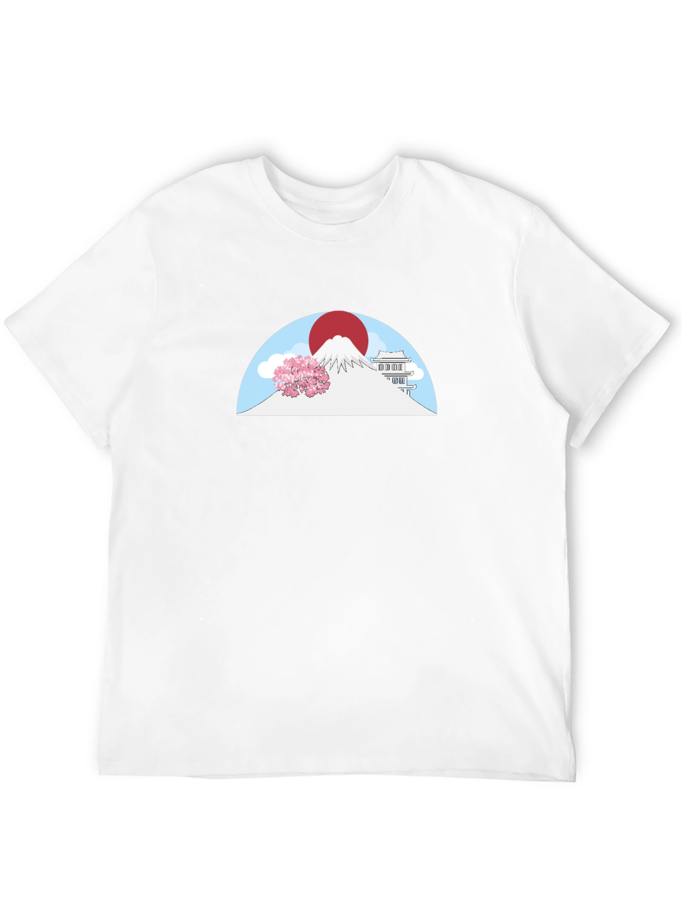 Japanese Mt Fuji T-Shirt - Black