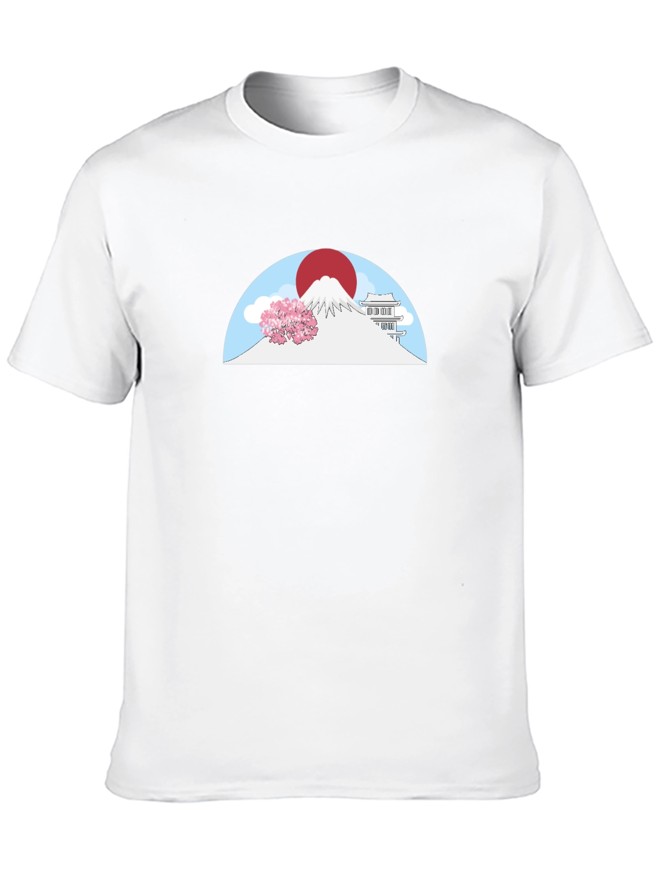 Japanese Mt Fuji T-Shirt - Black