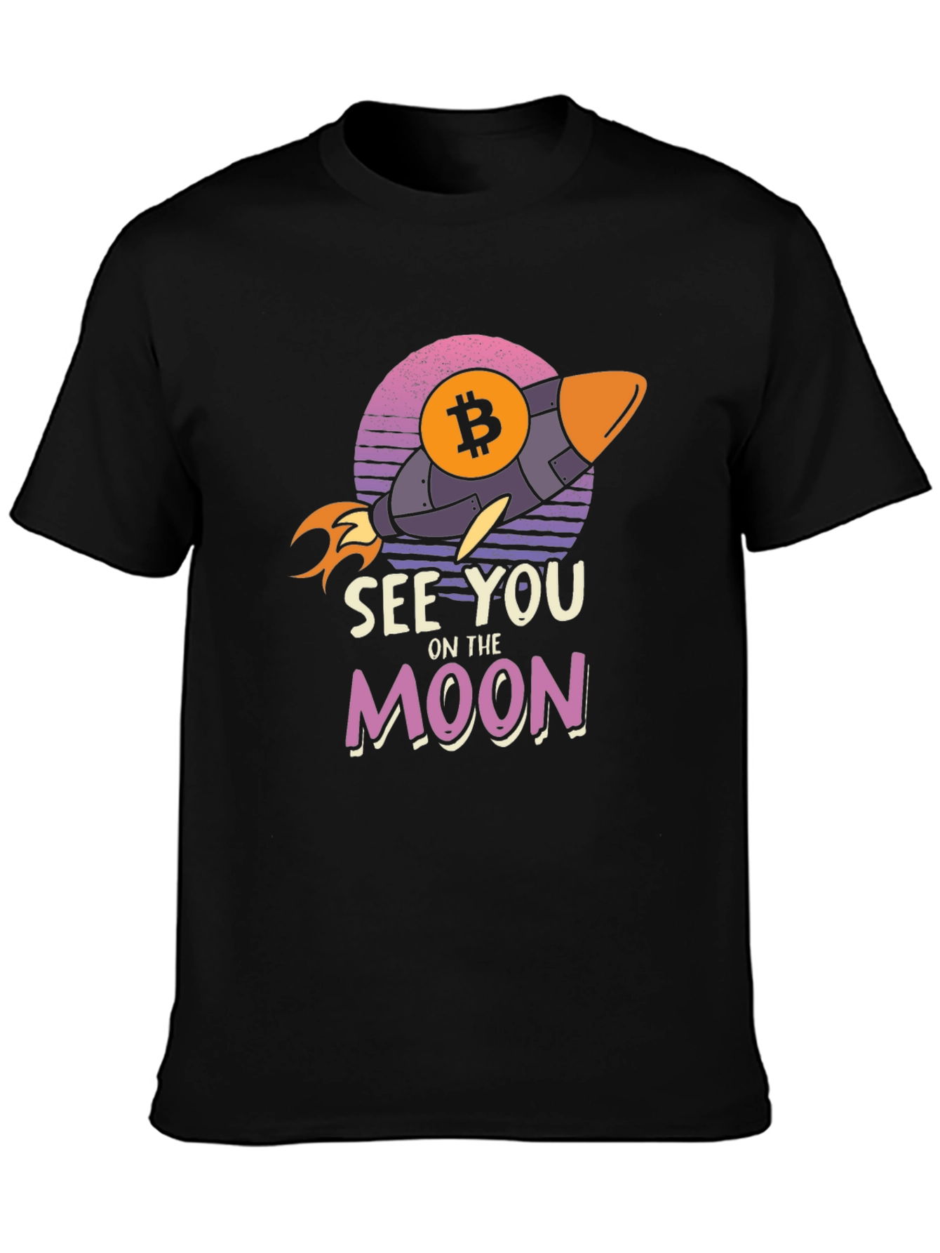 Bitcoin Rocket T-Shirt - See You on the Moon!