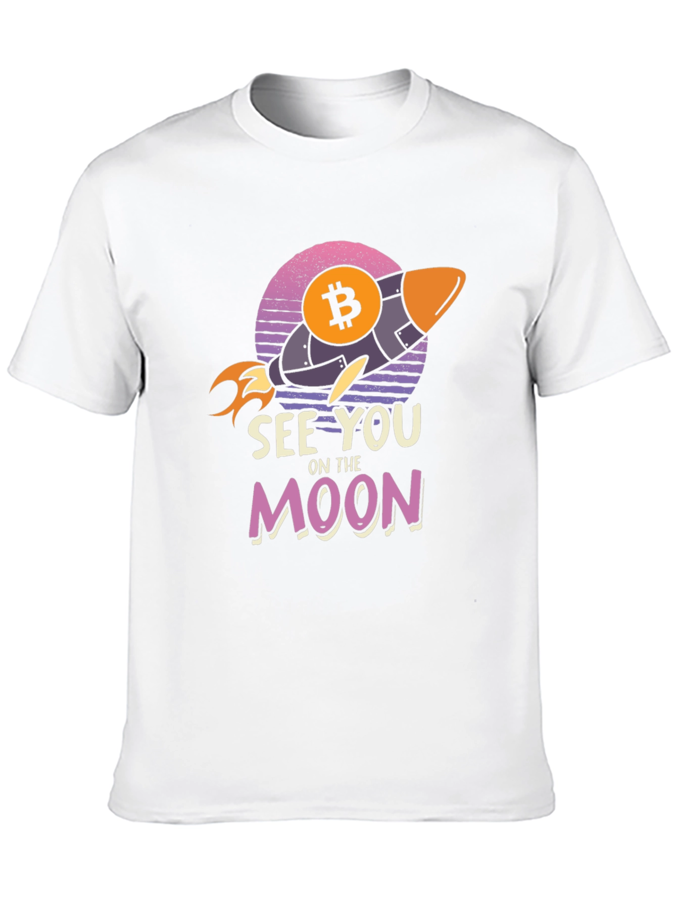 Bitcoin Rocket T-Shirt - See You on the Moon!