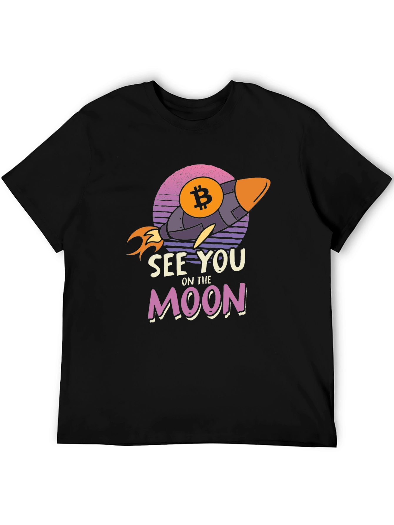 Bitcoin Rocket T-Shirt - See You on the Moon!