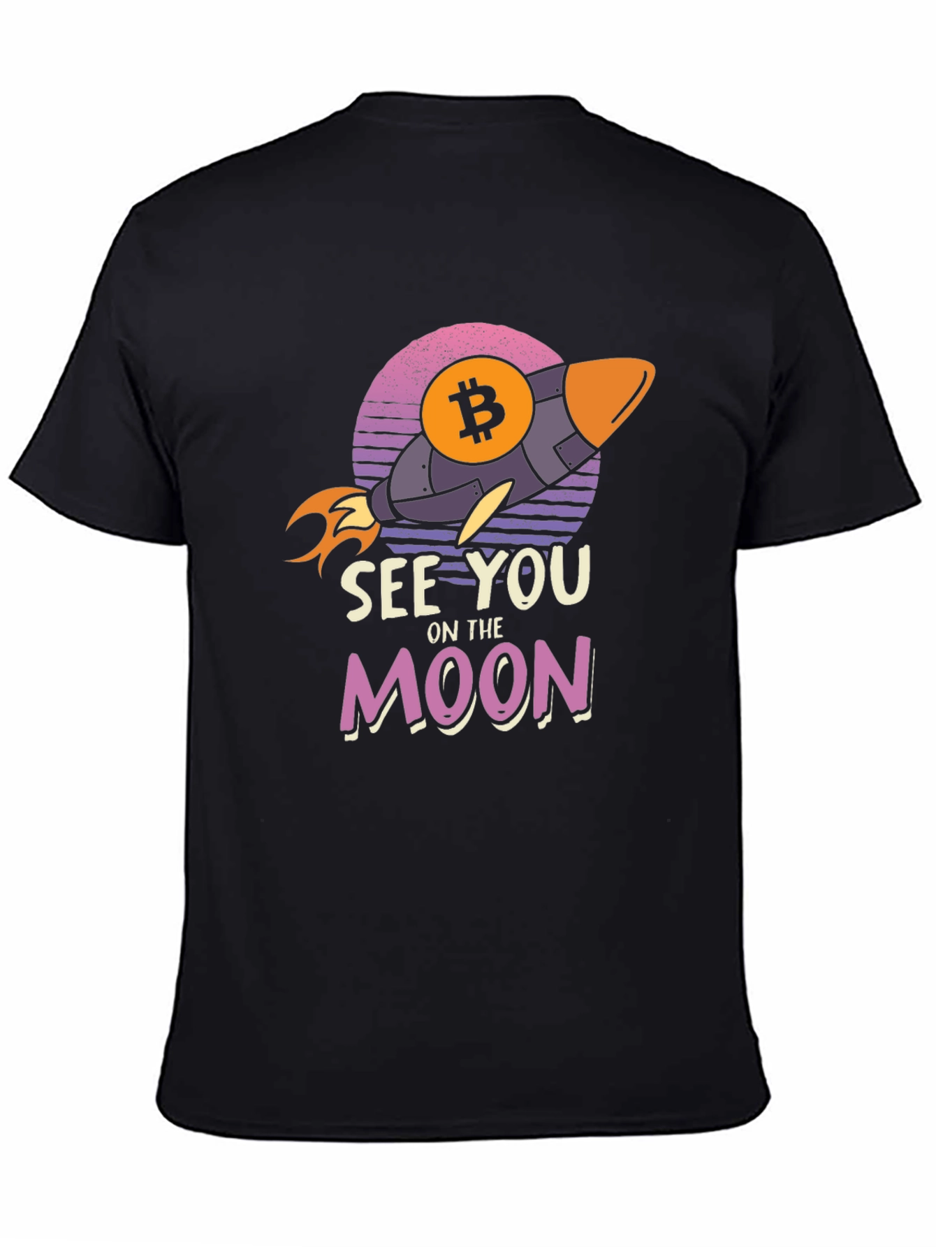 Bitcoin Rocket T-Shirt - See You on the Moon!