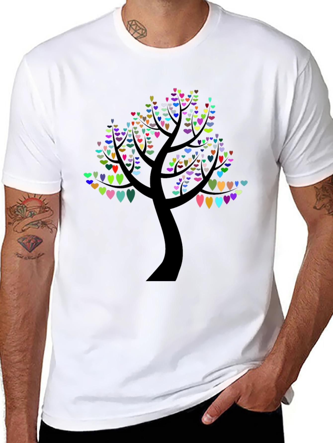 Heart Tree Graphic T-Shirt