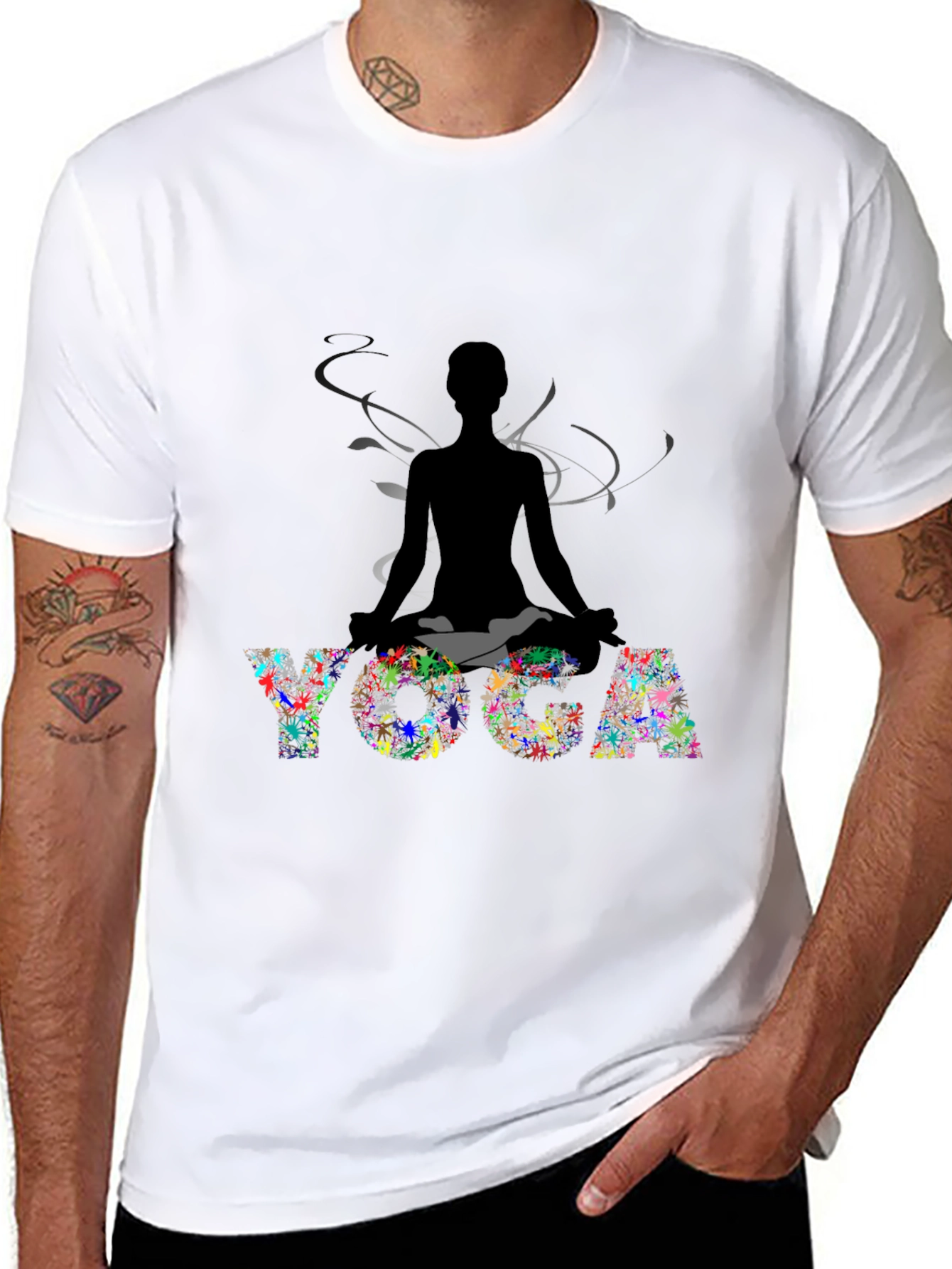 Yoga Meditation T-Shirt - Unisex Cotton Blend