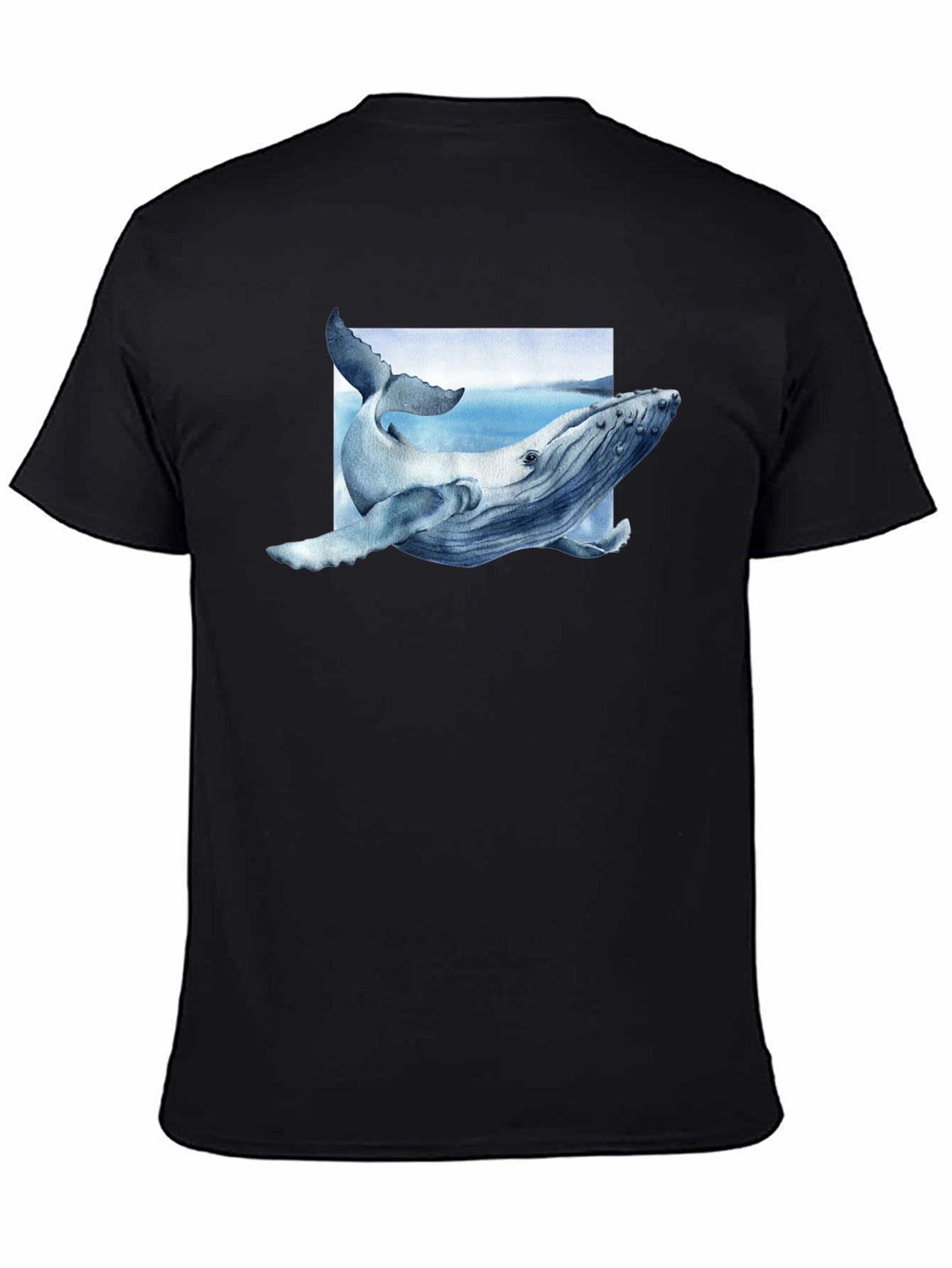 Whale Graphic Tee - Aquatic Art Shirt