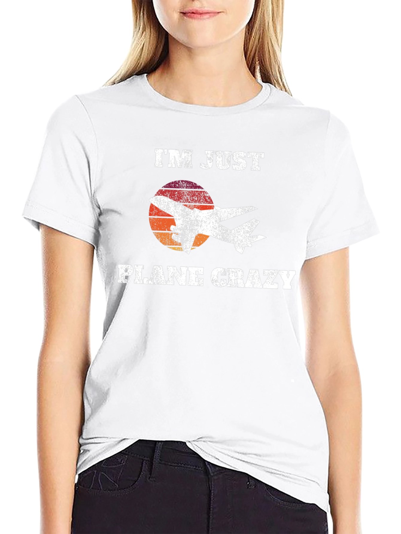 Im Just Plane Crazy T-Shirt - Aviation Lover Gift