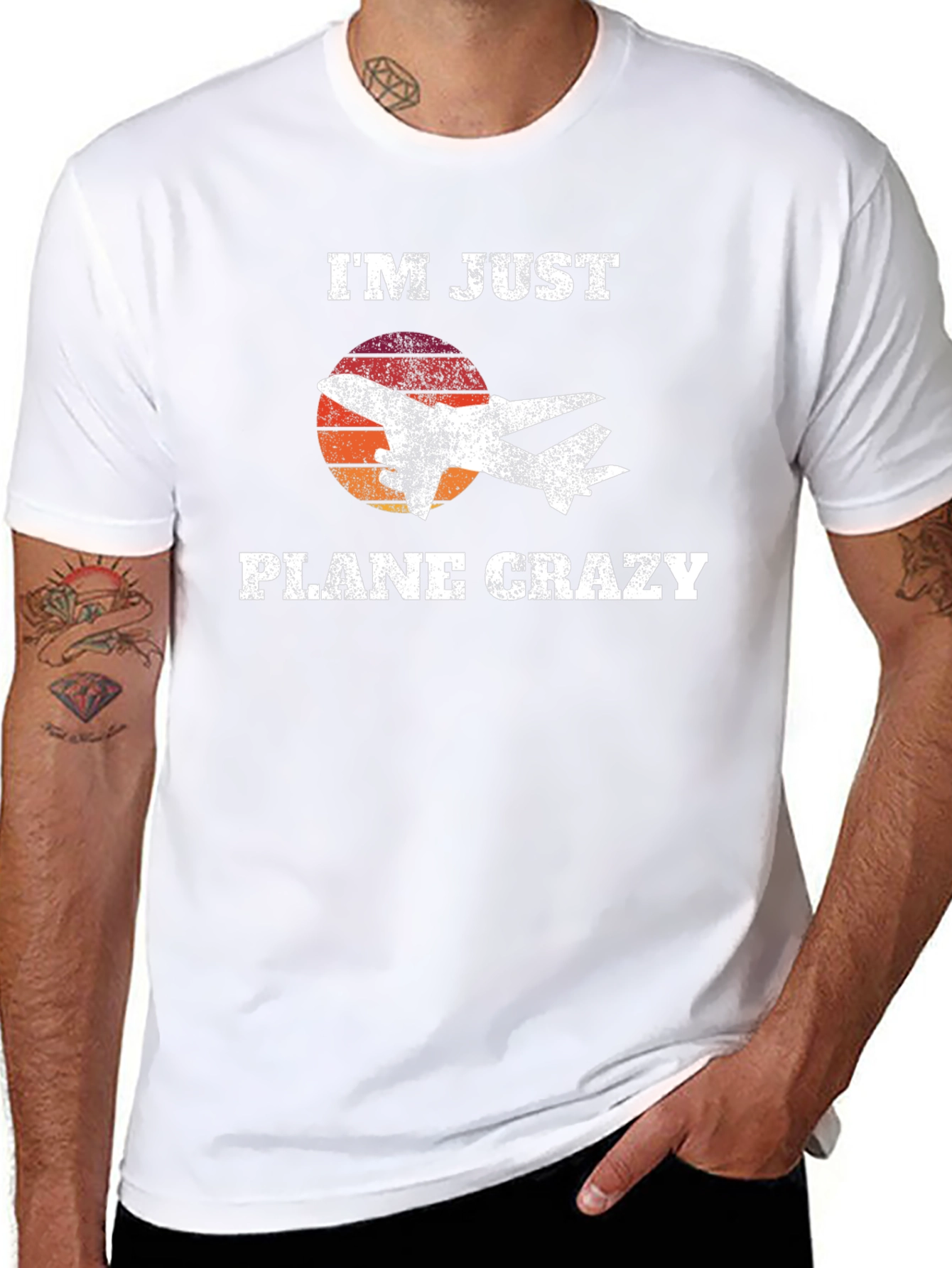 Im Just Plane Crazy T-Shirt - Aviation Lover Gift