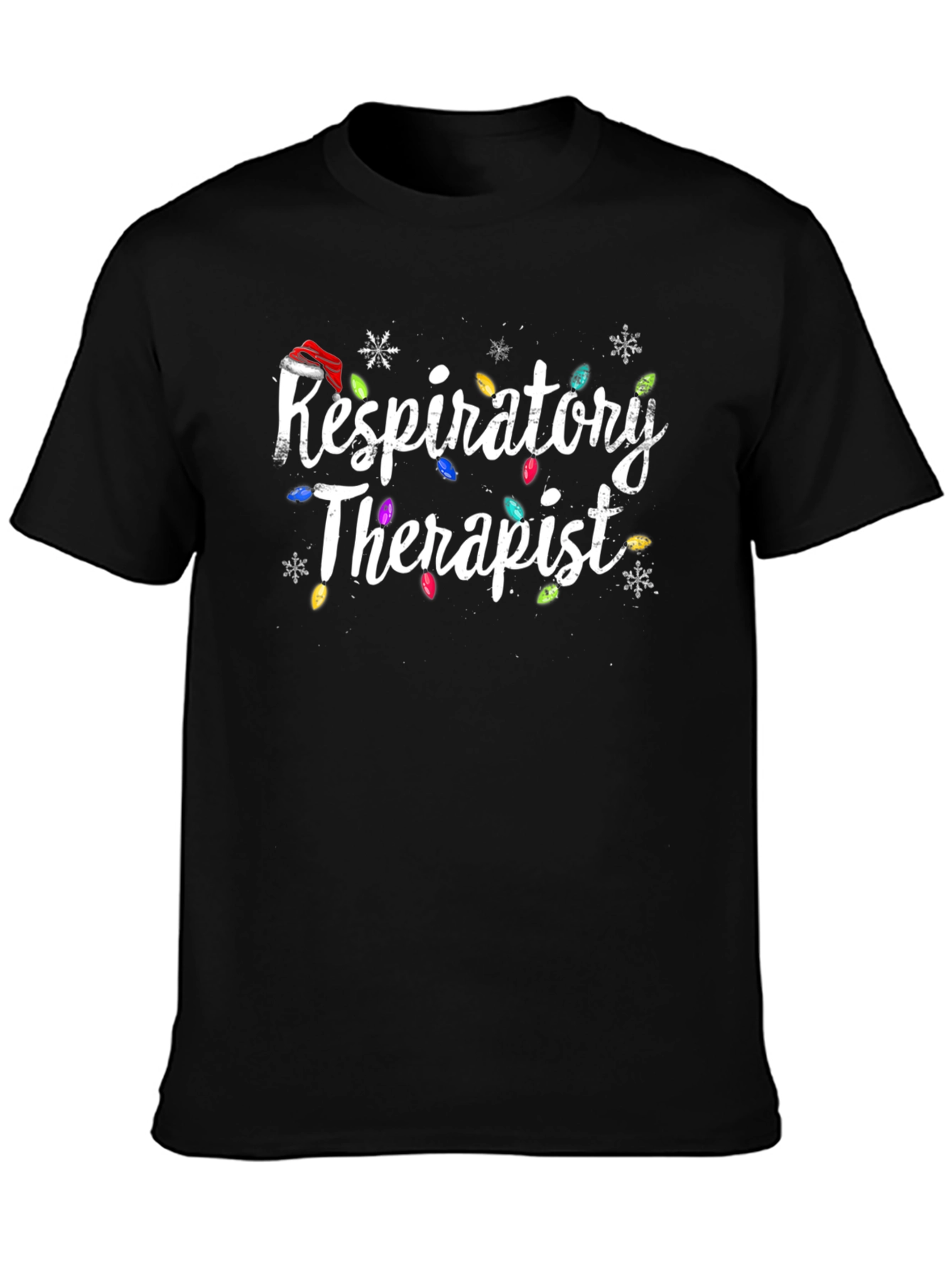 Respiratory Therapist Christmas Lights T-Shirt