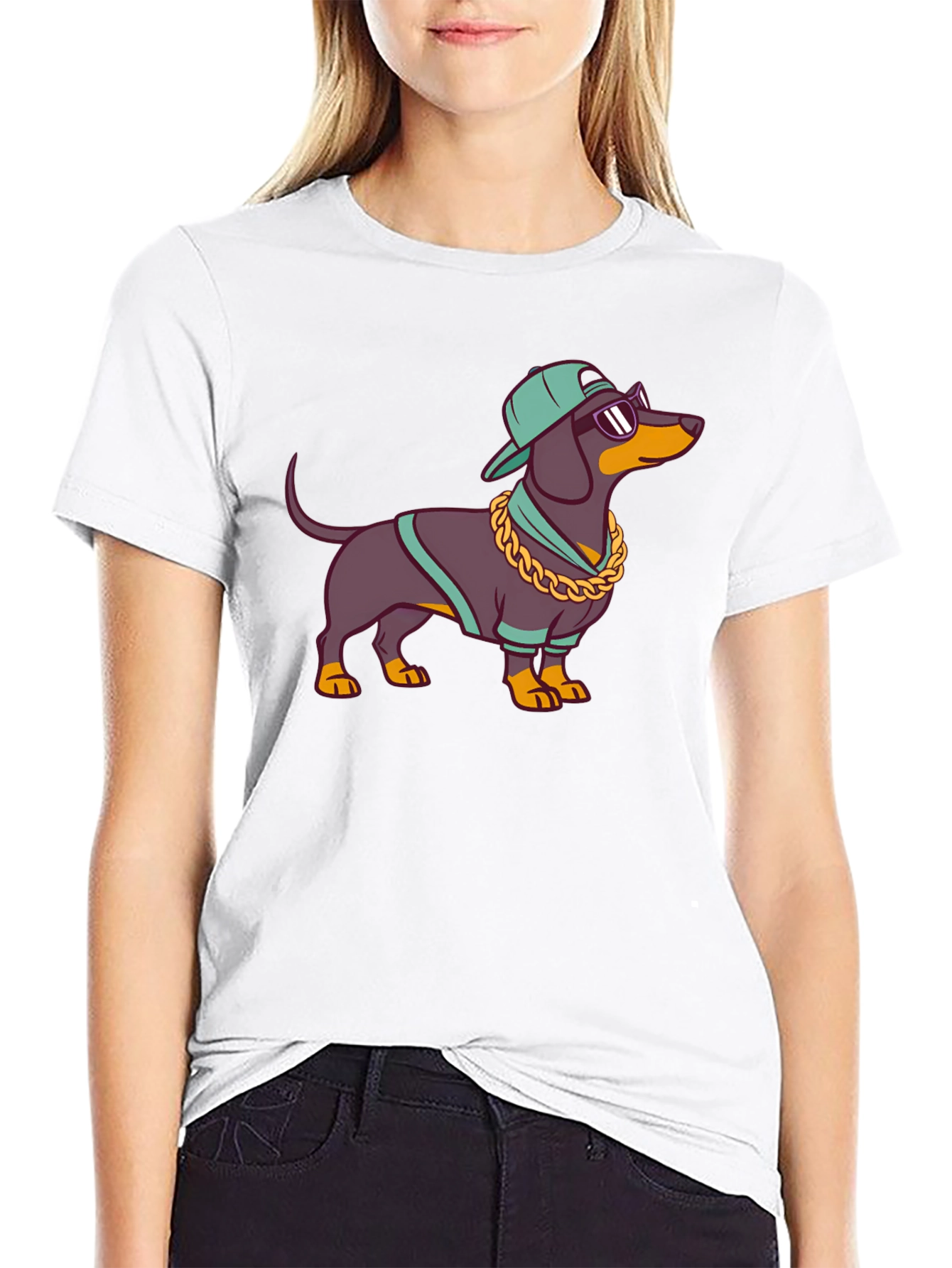 Cool Dachshund Graphic Tee