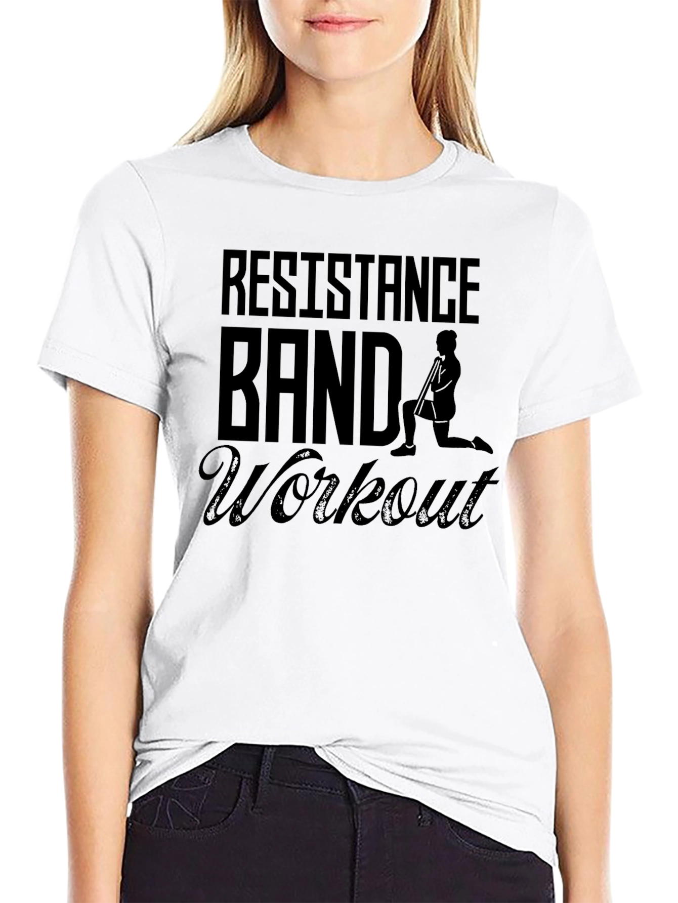Resistance Band Workout Graphic Tee