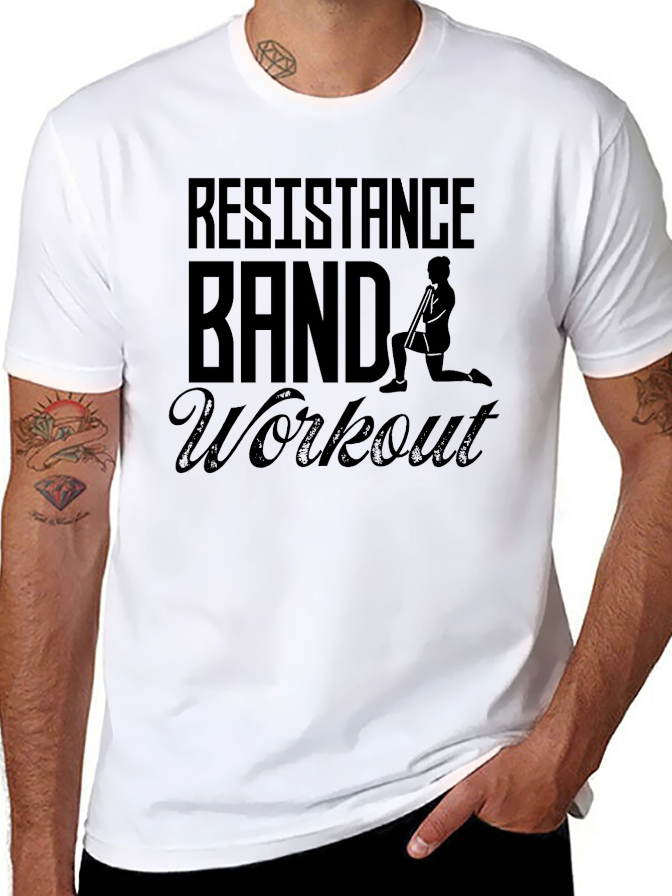 Resistance Band Workout Graphic Tee