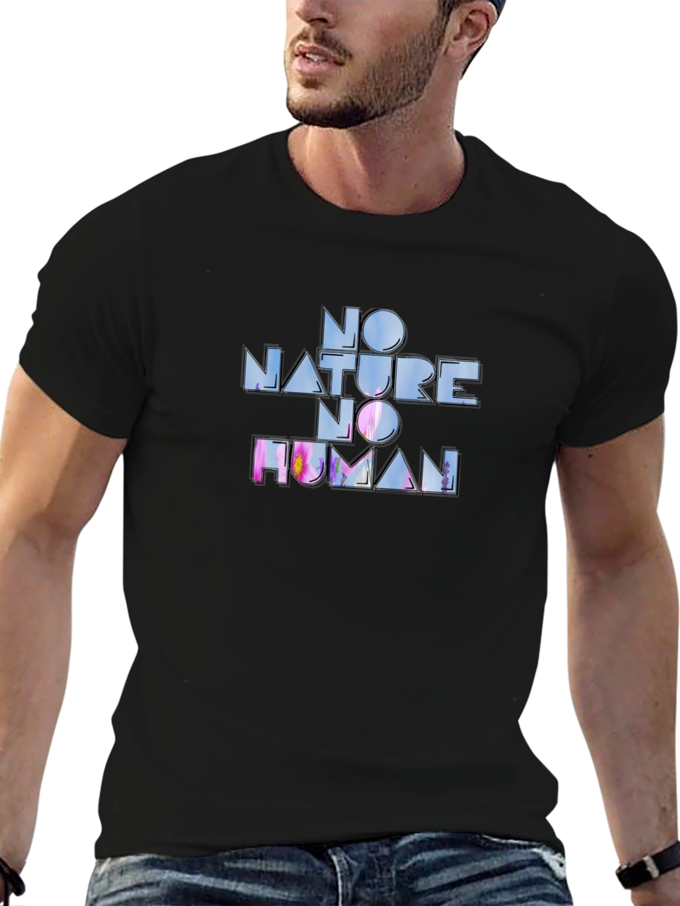 No Nature No Human Graphic Tee