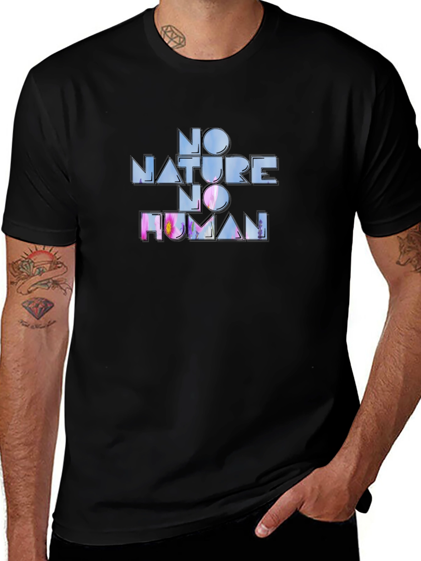 No Nature No Human Graphic Tee