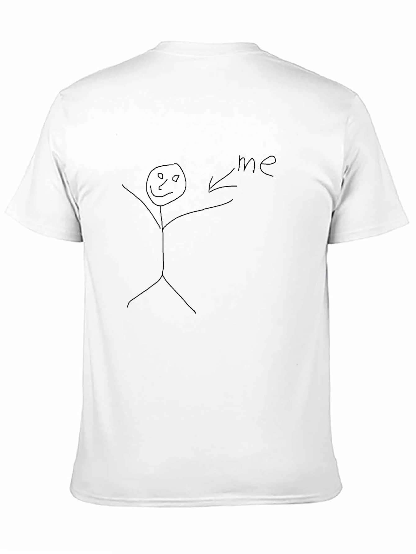 Humorous Stick Figure T-Shirt