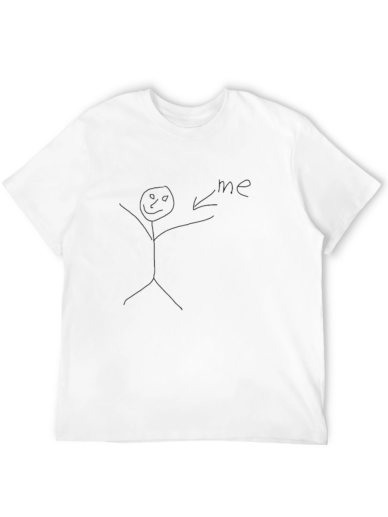 Humorous Stick Figure T-Shirt