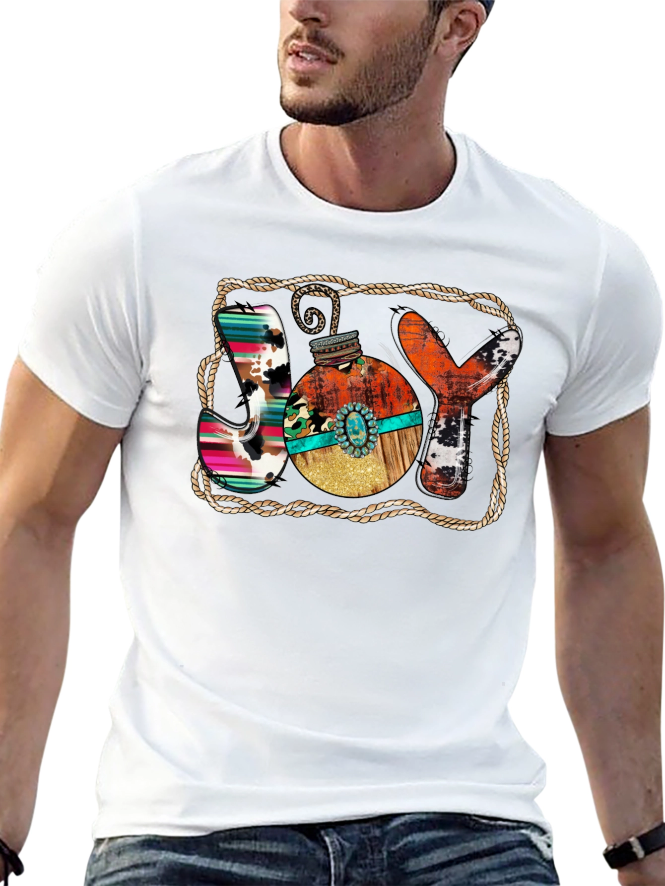 Western Christmas JOY T-Shirt