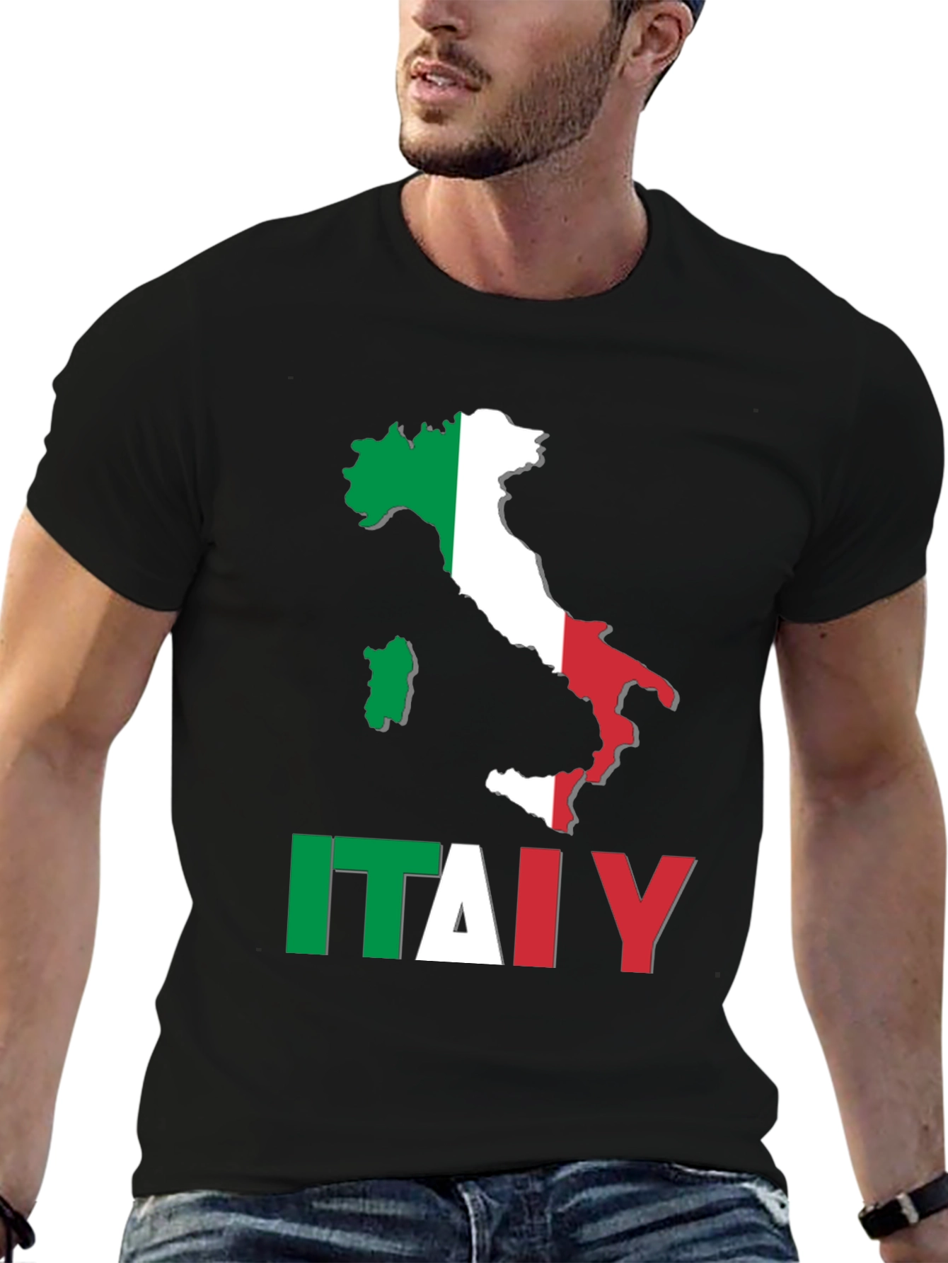 Italy Map Flag T-Shirt - Italian Pride