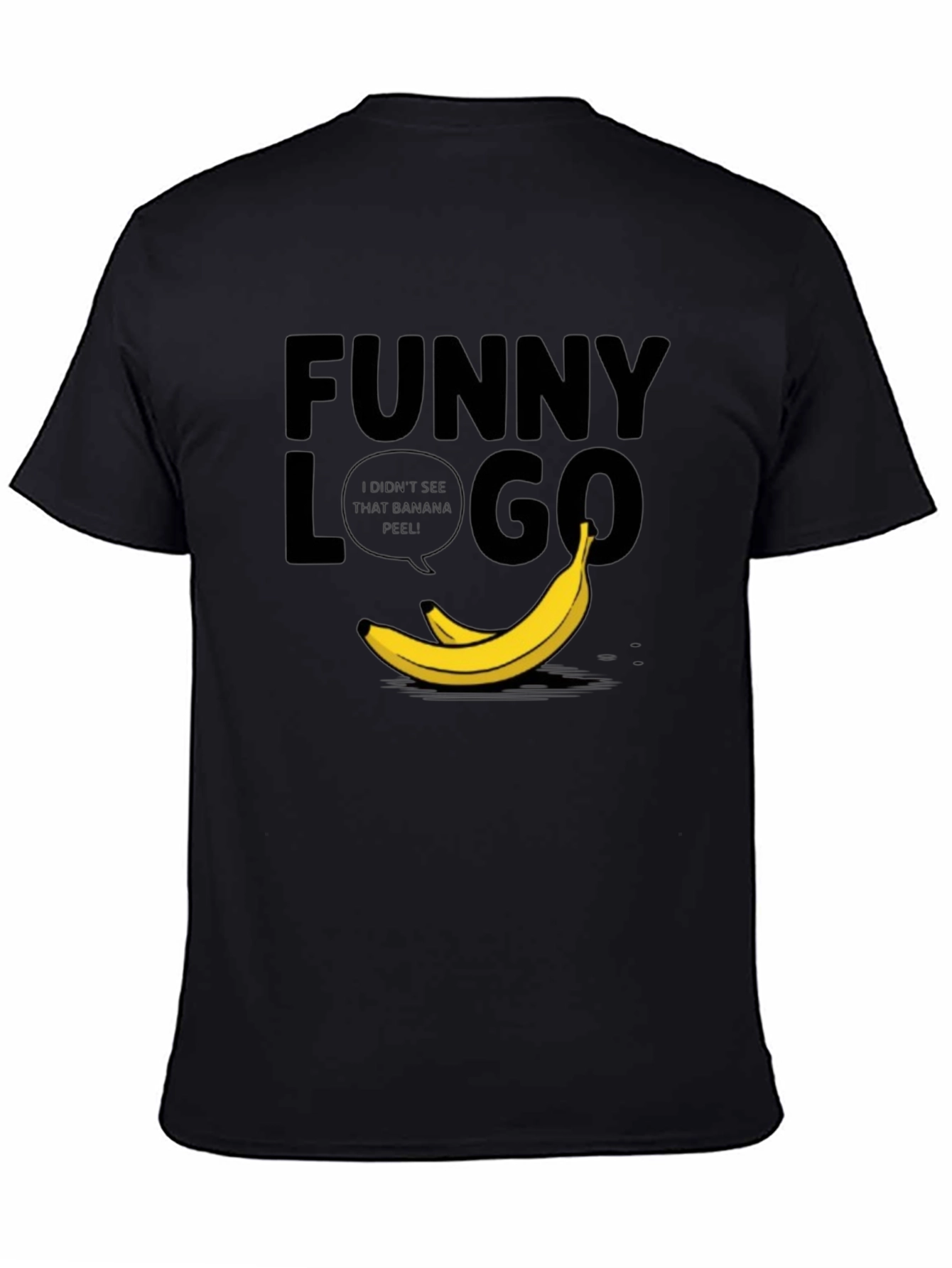 Funny Logo Banana Peel T-Shirt