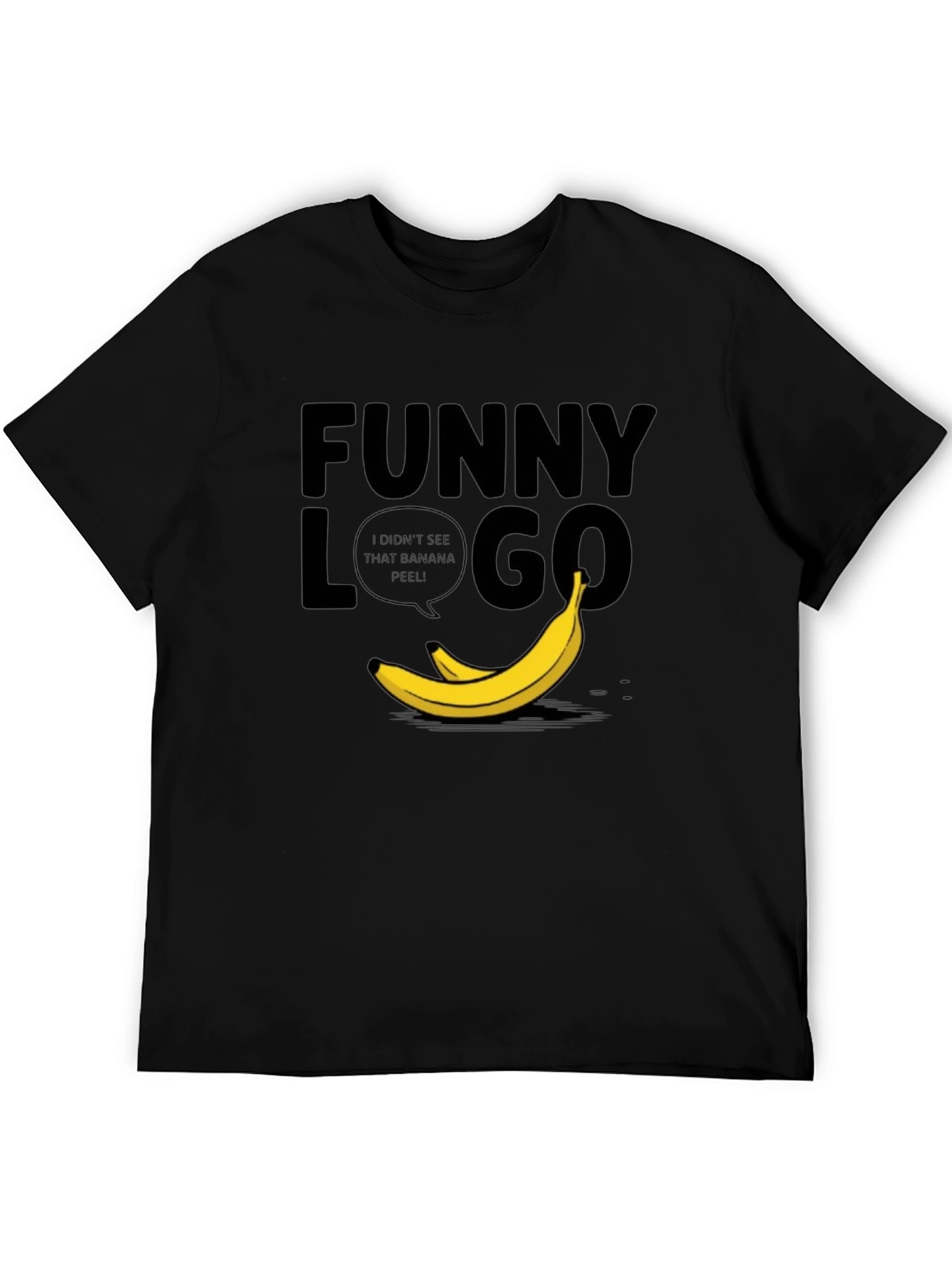 Funny Logo Banana Peel T-Shirt