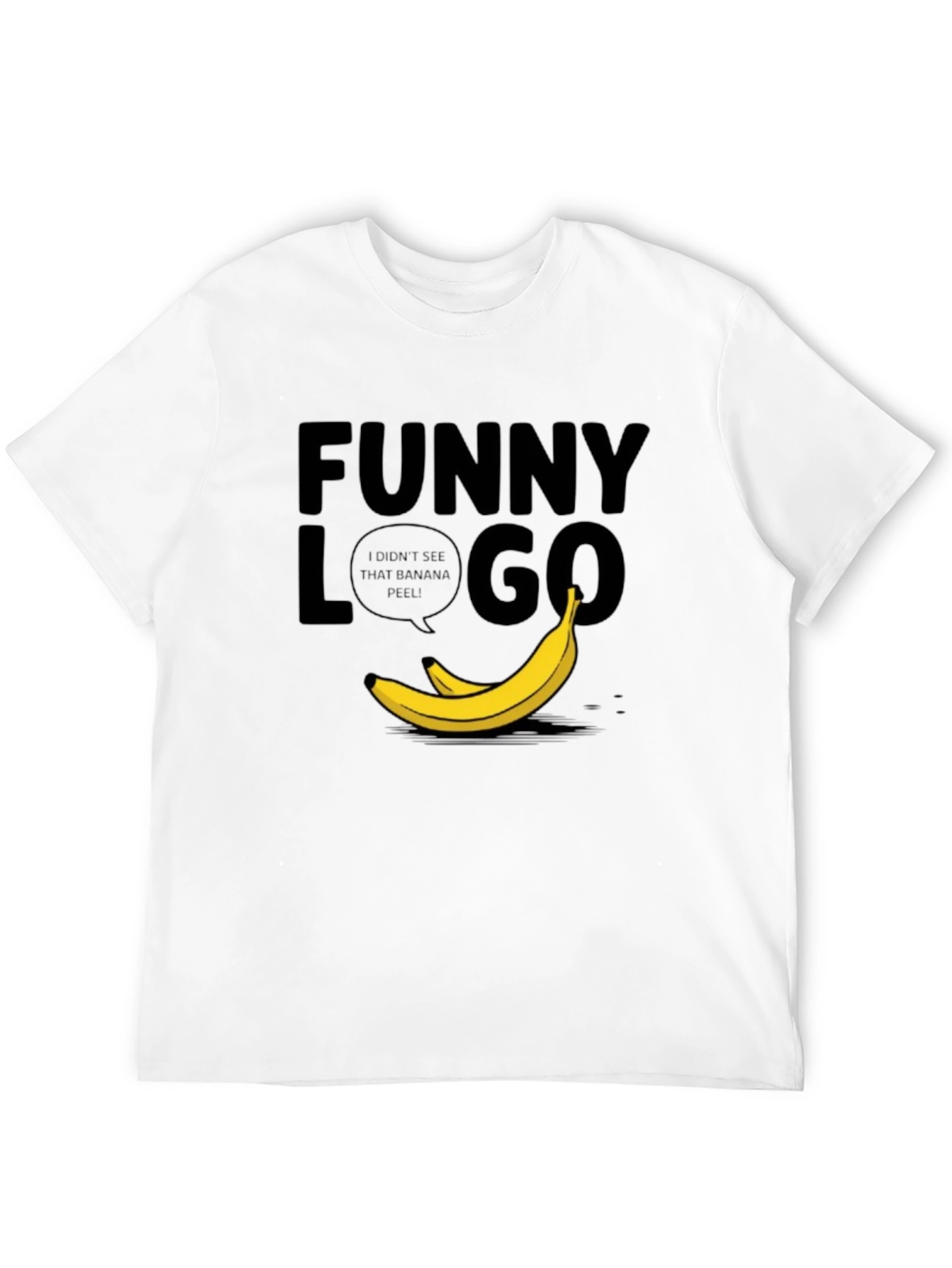 Funny Logo Banana Peel T-Shirt