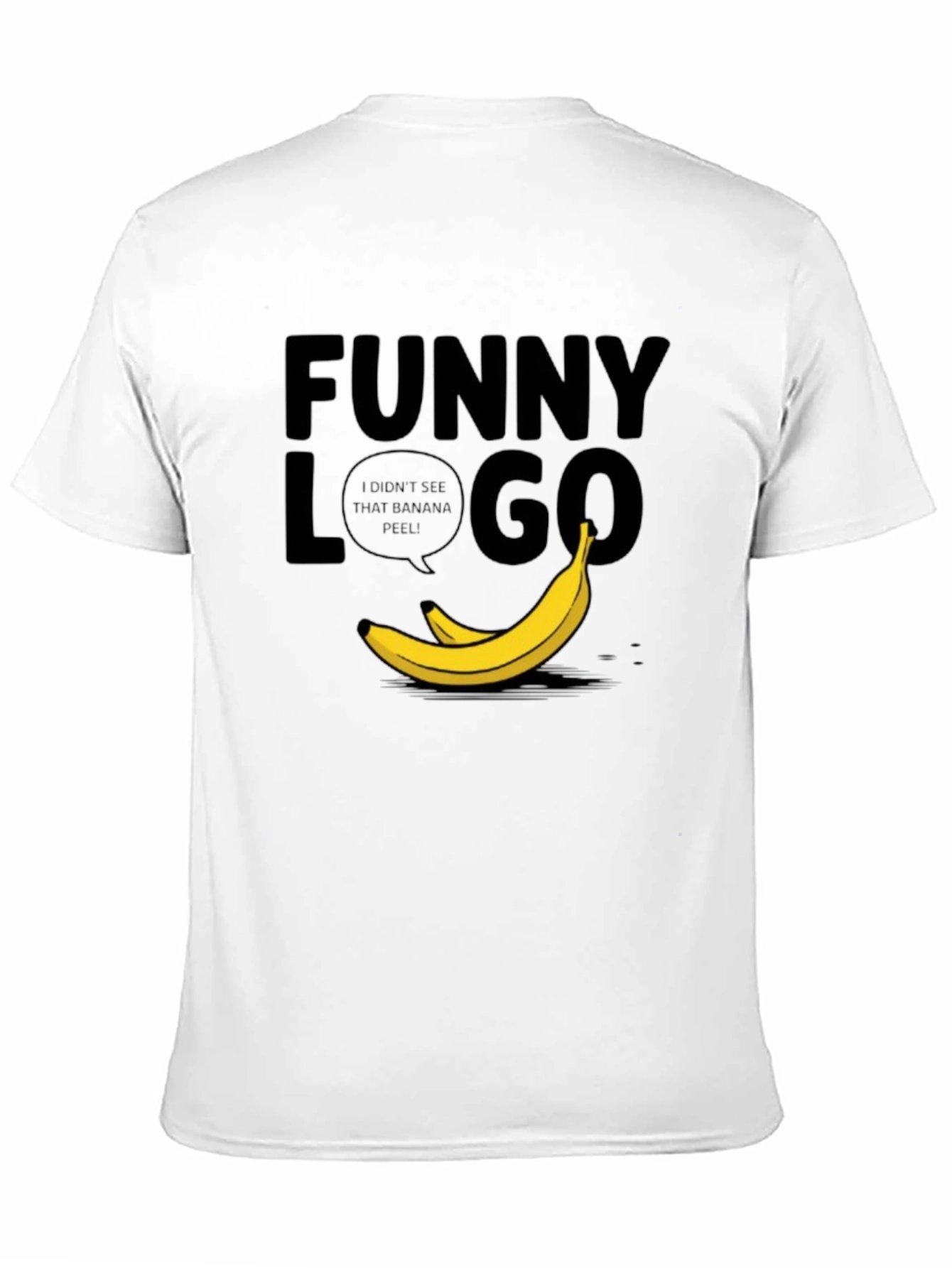 Funny Logo Banana Peel T-Shirt