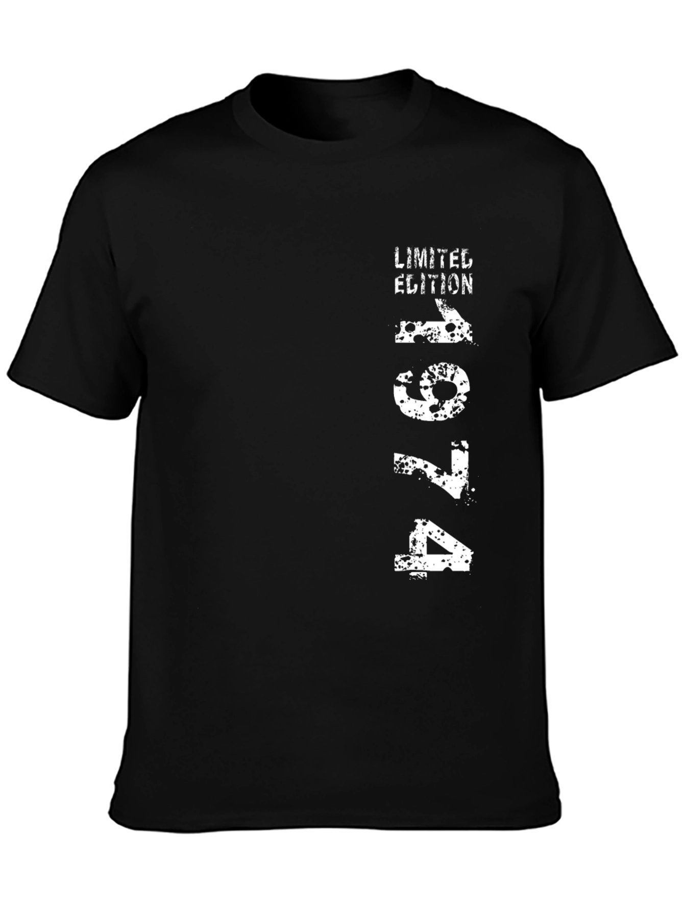 Limited Edition 1974 Graphic Tee - Black